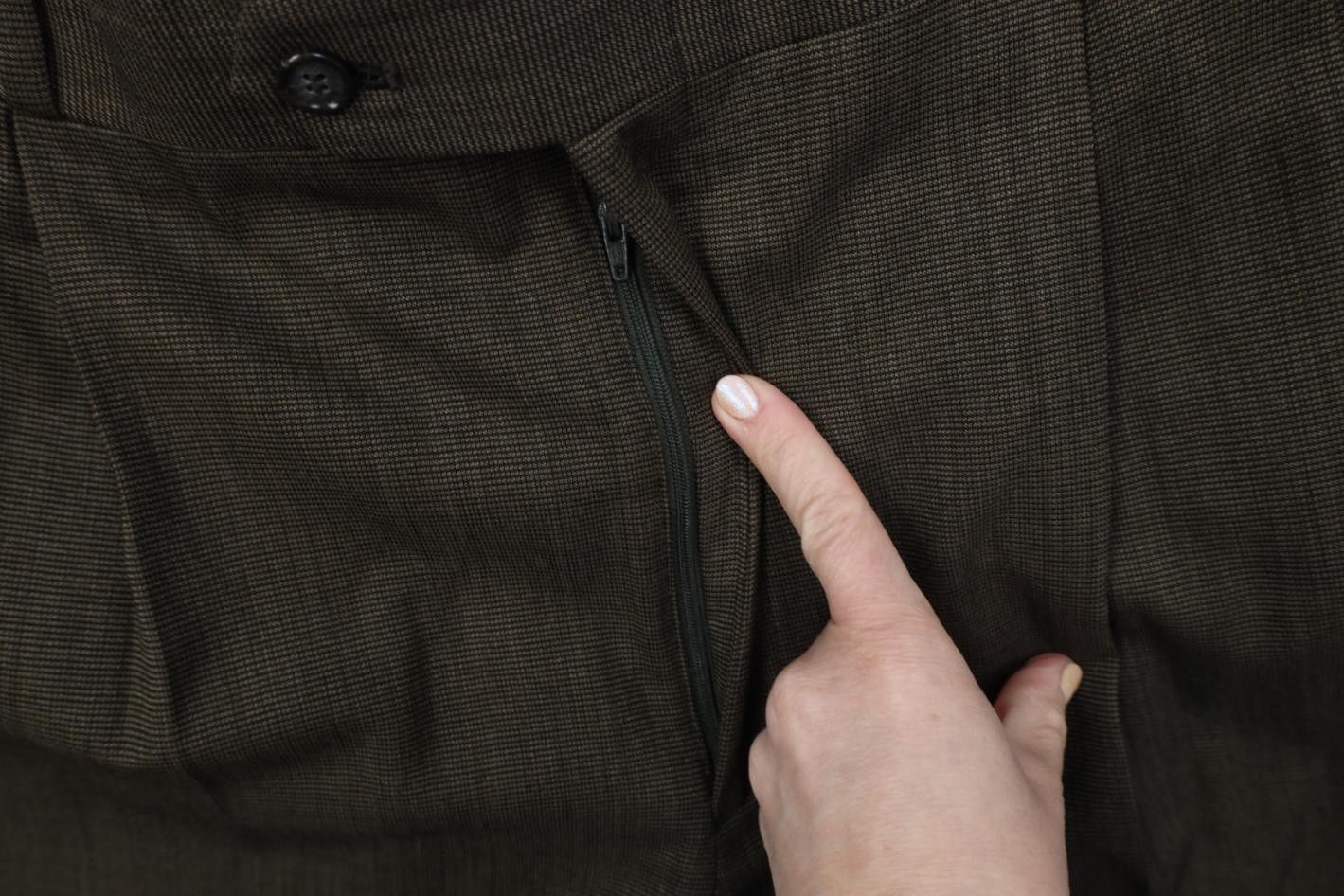 Vintage Vintage 90s Streetwear Pleated Wide Leg Chino Pants Brown Size US 38 / EU 54 - 6 Thumbnail