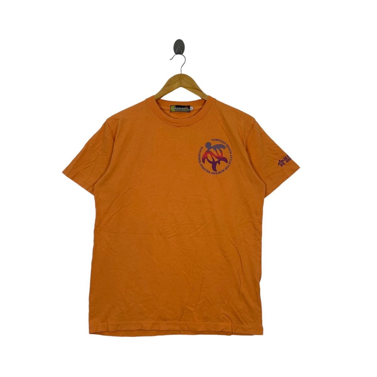 Vintage Vintage NALU NUI HAWAII Surf Oahu Blue Ocean Tee Shirt Size L / US 10 / IT 46 - 1 Thumbnail