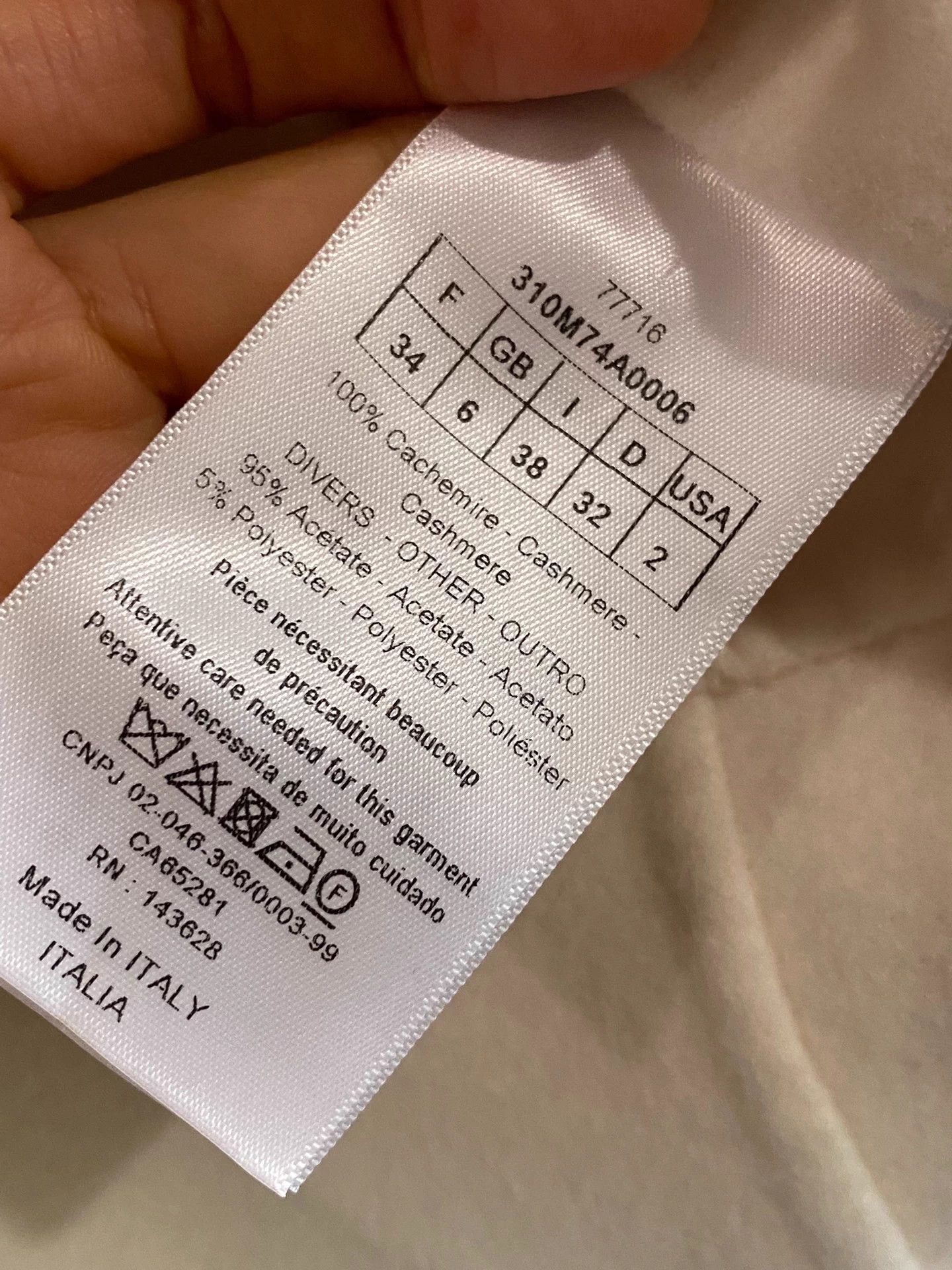 Dior Dior Cashmere Chinese Button French Military Coat 34 Size XS / US 0-2 / IT 36-38 - 4 Thumbnail
