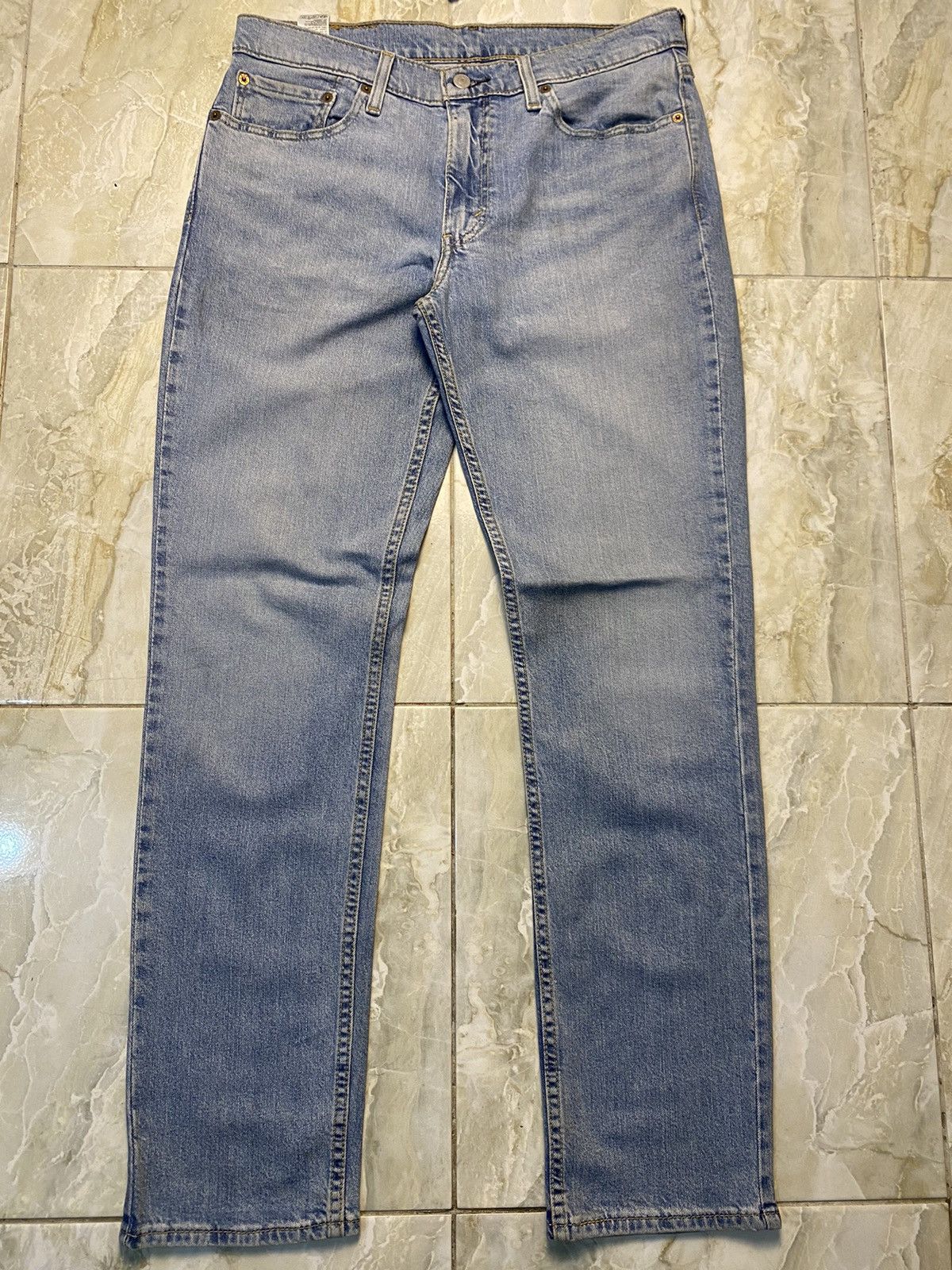 VINTAGE LEVIS 511 RED TAB DISTRESSED DENIM JEANS 00s