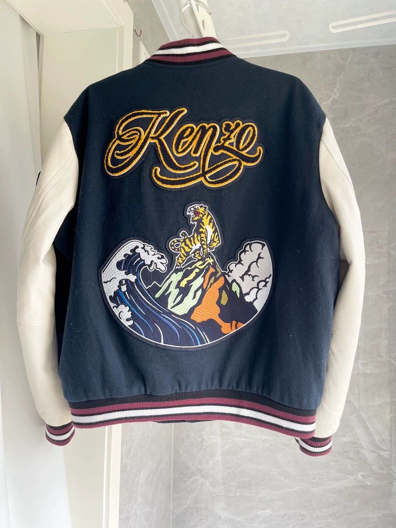 Kenzo KENZO Vintage wool and spliced sheepskin dragon year tiger Size US L / EU 52-54 / 3 - 2 Thumbnail