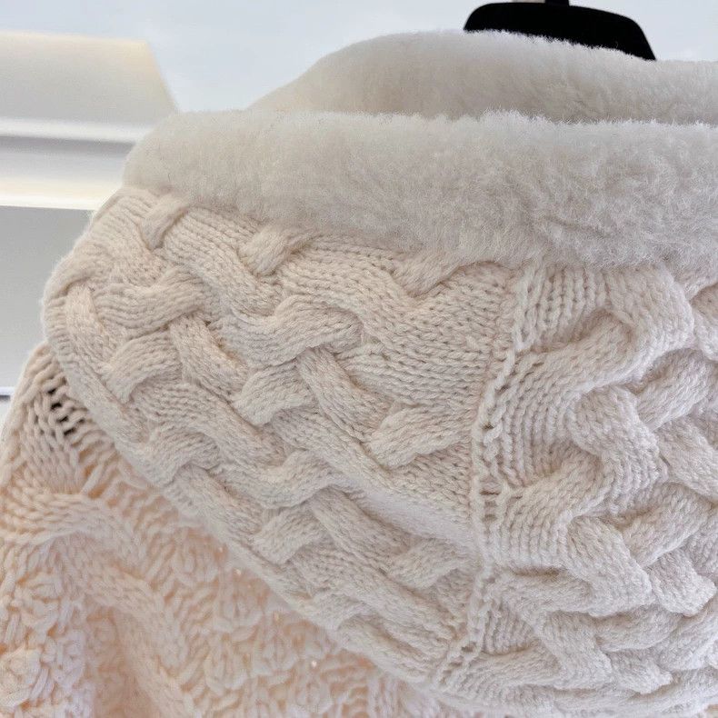 Loro Piana LORO PIANA White cashmere knit cap jacket Size S / US 4 / IT 40 - 5 Thumbnail