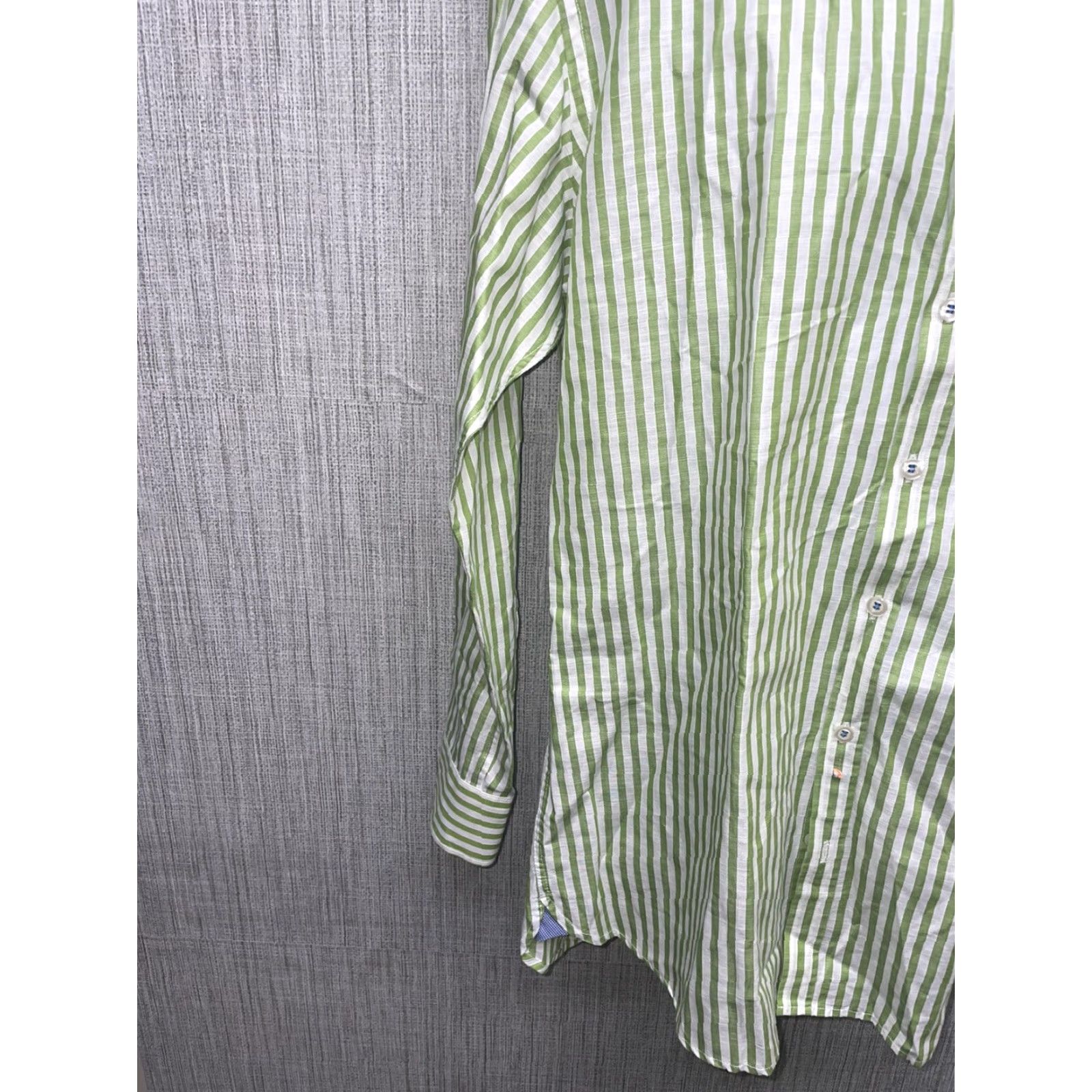 ARKK Copenhagen VINTAGE Copenhagen Button-Down Shirt Striped Green Mens L Size US L / EU 52-54 / 3 - 5 Thumbnail
