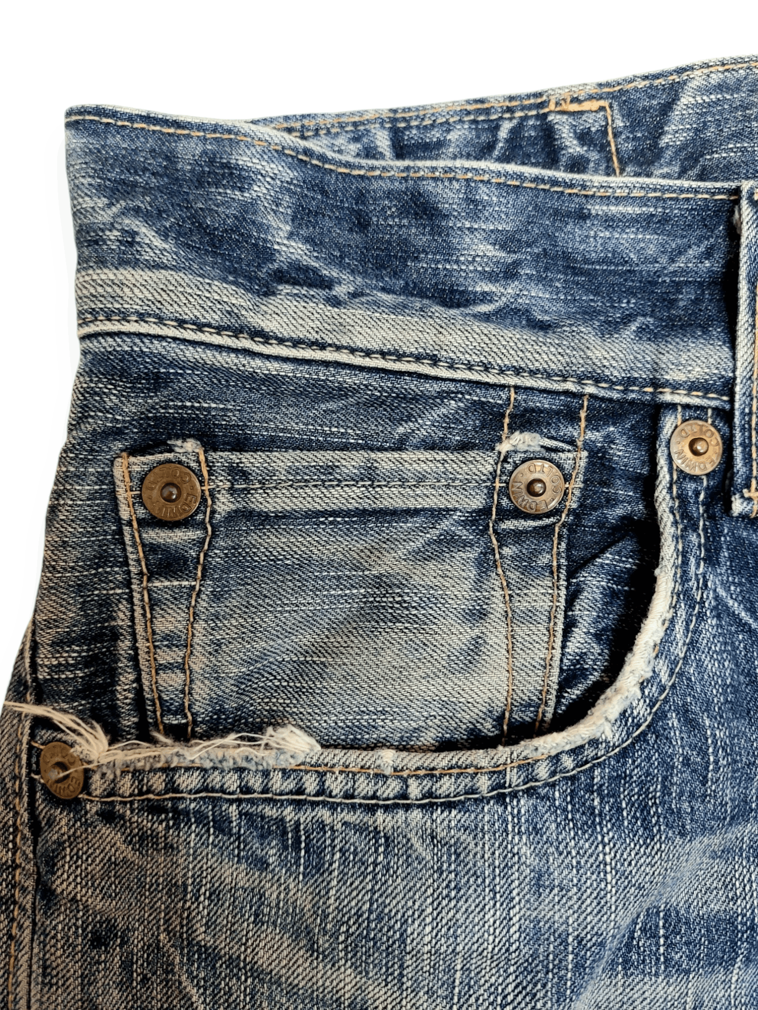 Edwin Flare Edwin 503 Blue Trip Denim Size US 32 / EU 48 - 10 Thumbnail