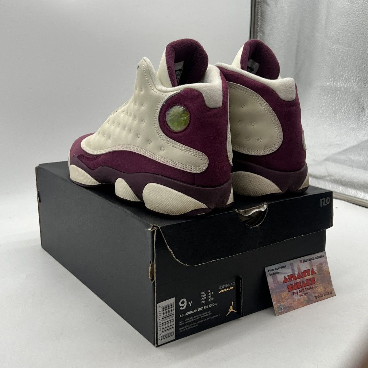 Jordan Brand Air Jordan 13 Bordeaux Size US 9 / EU 42 - 4 Thumbnail