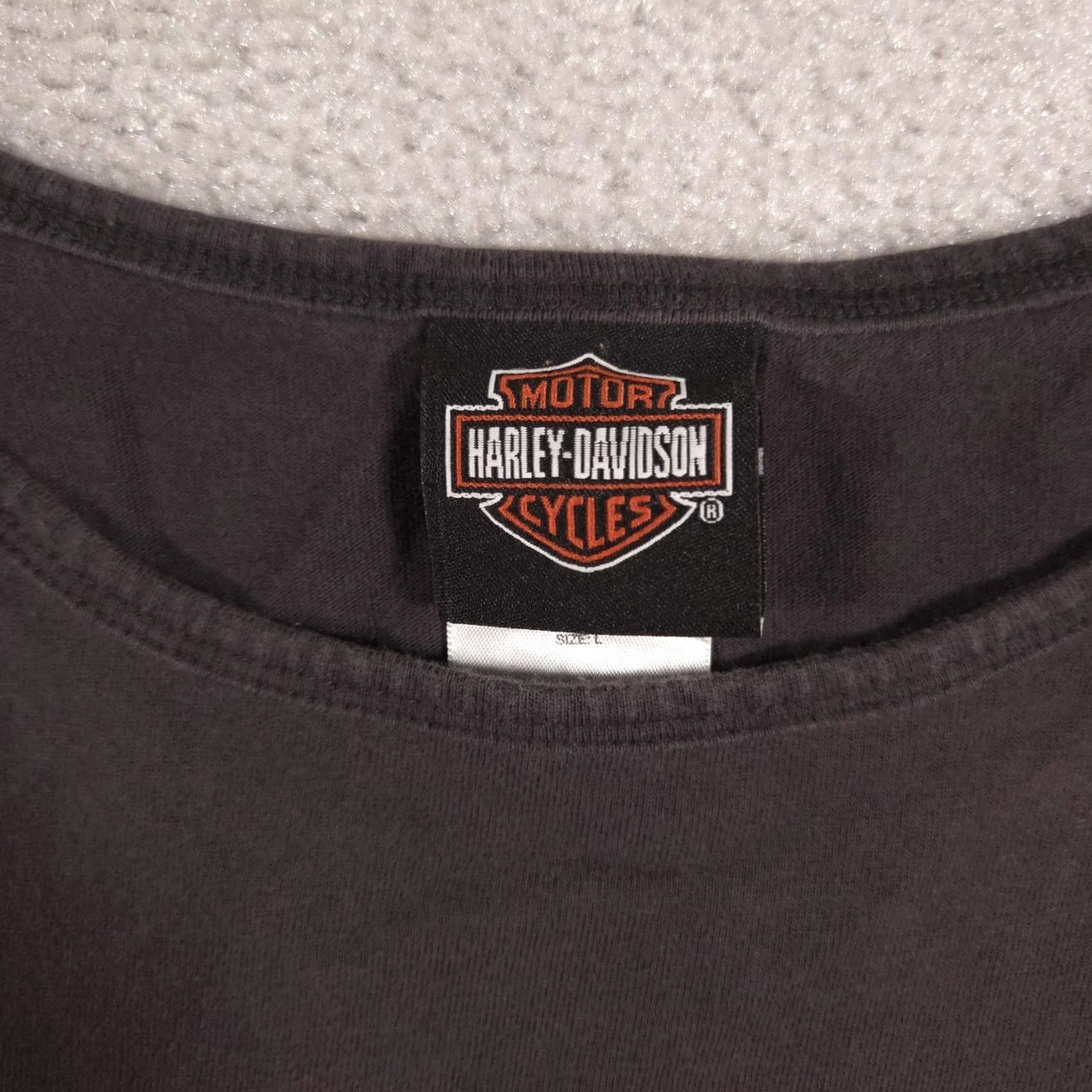 Harley Davidson Harley-Davidson Shirt Mens L Gray Sleeveless Live Free Yeager's Sedalia MO Graphic Print Jersey Cotton Regular Fit Shirt Mens Girls Boys Size US L / EU 52-54 / 3 - 6 Thumbnail