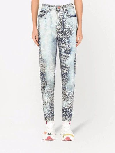 Dolce & Gabbana o1y0825 Logo Denim Pant in Blue Size 28" / US 6 / IT 42 - 3 Thumbnail