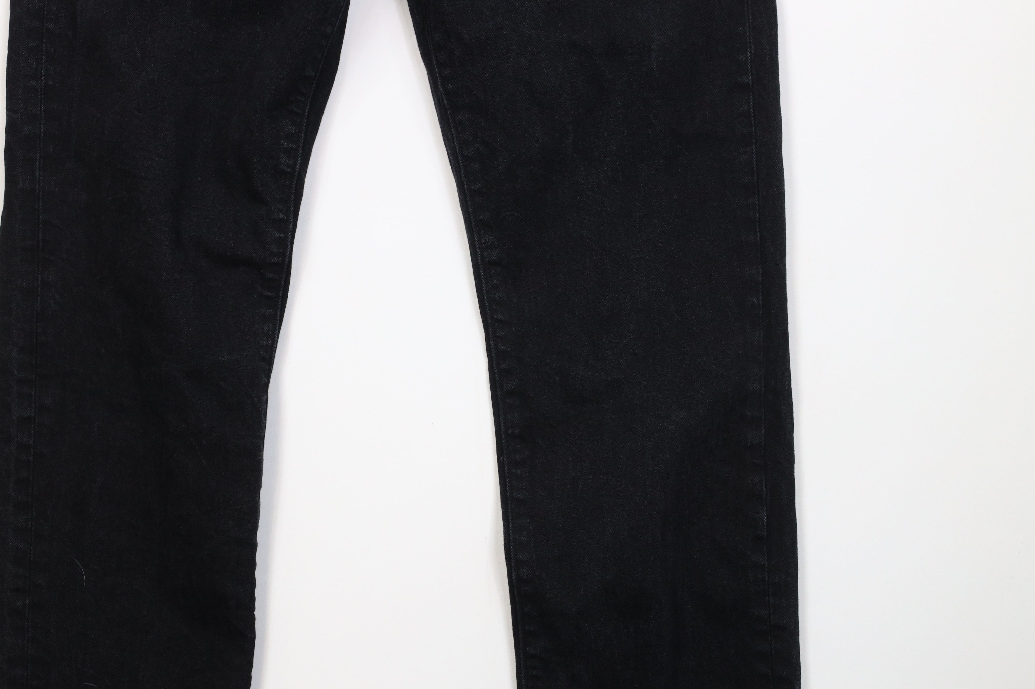 J.Crew Vintage Y2K J Crew Faded Flex Straight Leg Denim Jeans Black Size US 30 / EU 46 - 4 Thumbnail