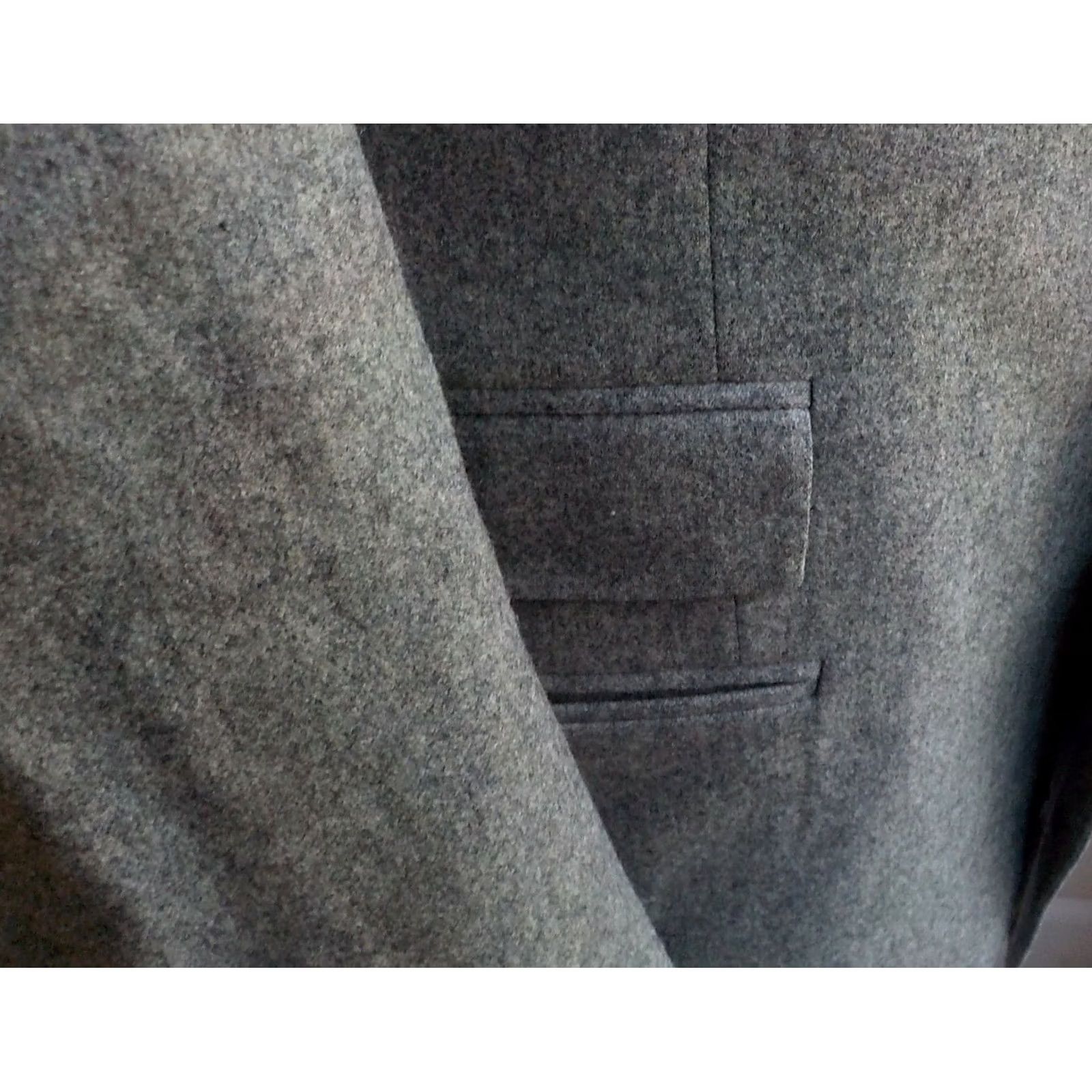 Polo Ralph Lauren Polo Ralph Lauren Blazer Gray Wool Cashmere 3 Button Blazer Size 42L Made in Italy Mens Size US XL / EU 56 / 4 - 4 Thumbnail
