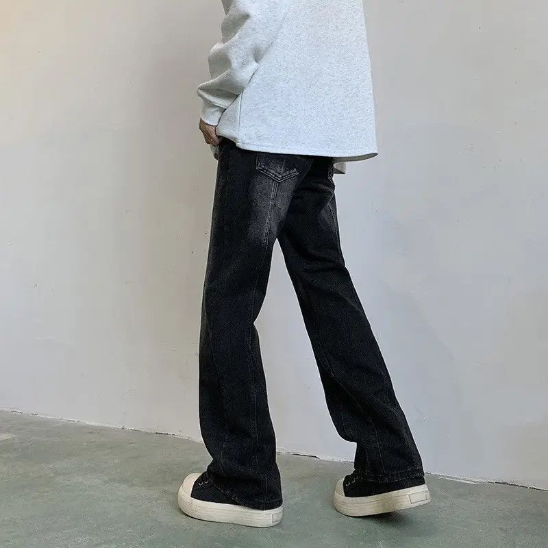 Japanese Brand Retro straight leg wide leg slightly flared jeans Size US 30 / EU 46 - 3 Thumbnail