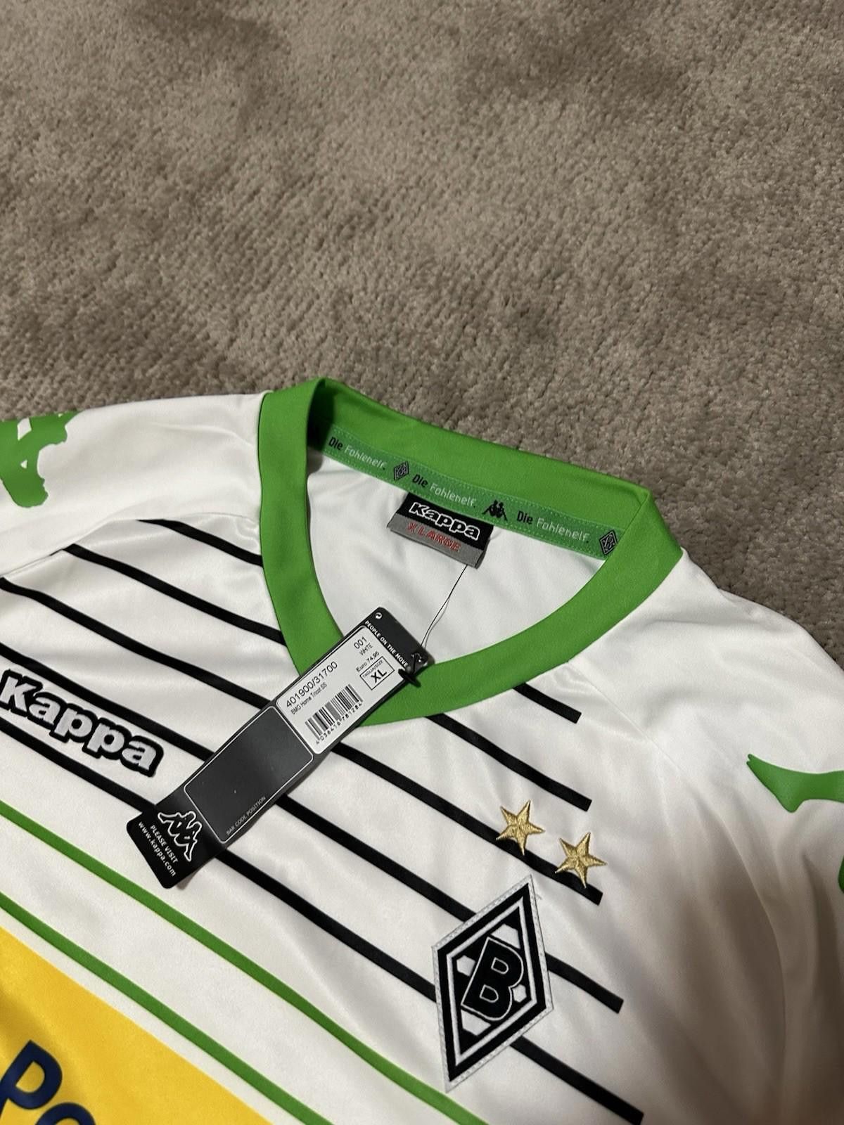 Kappa BORUSSIA MONCHENGLADBACH 2013/4 FOOTBALL SHIRT SOCCER JERSEY Size US XL / EU 56 / 4 - 4 Thumbnail