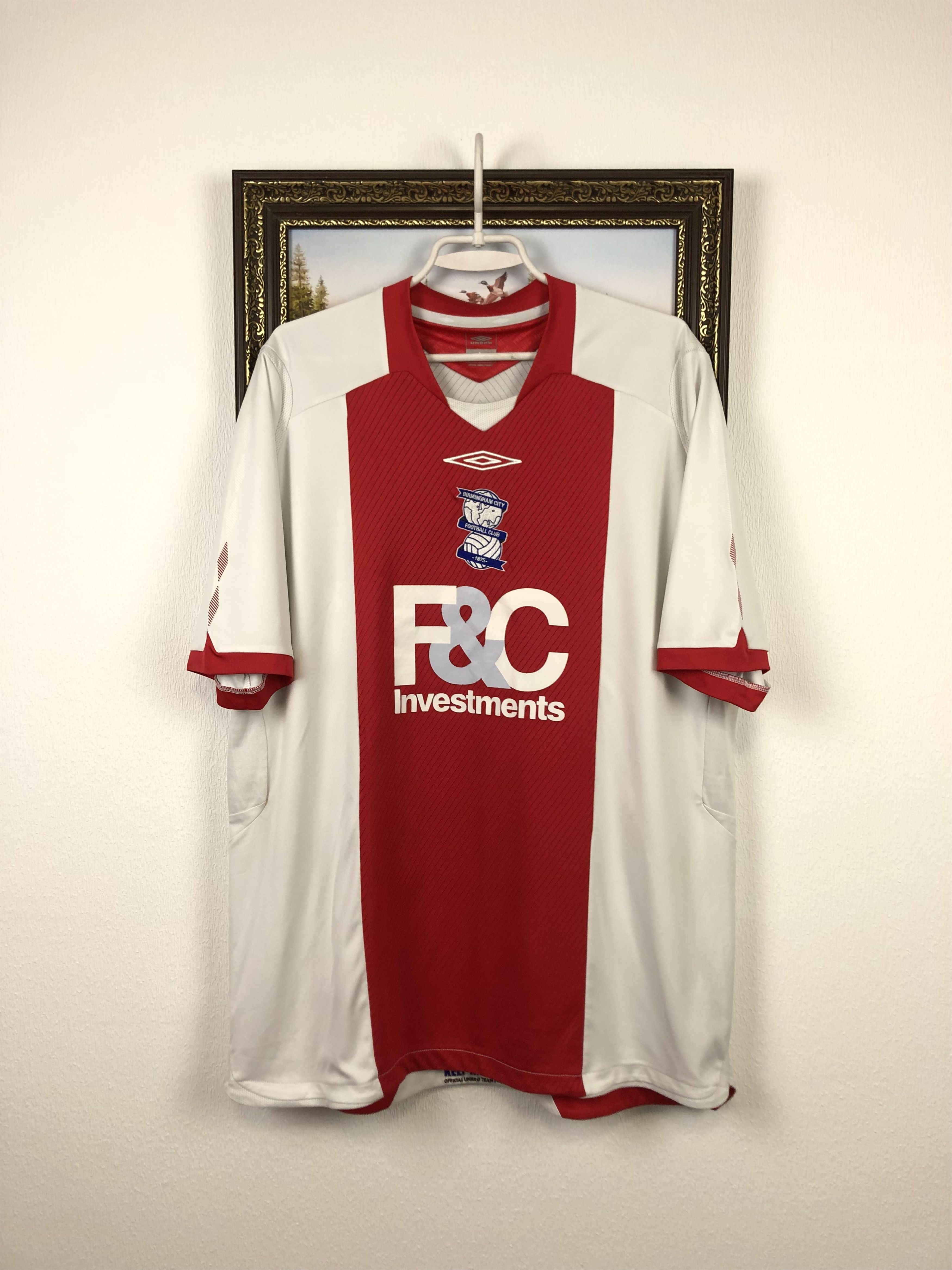 Umbro Birmingham City Away football shirt 2008 Soccer Umbro Jersey Size US XXL / EU 58 / 5 - 1 Thumbnail