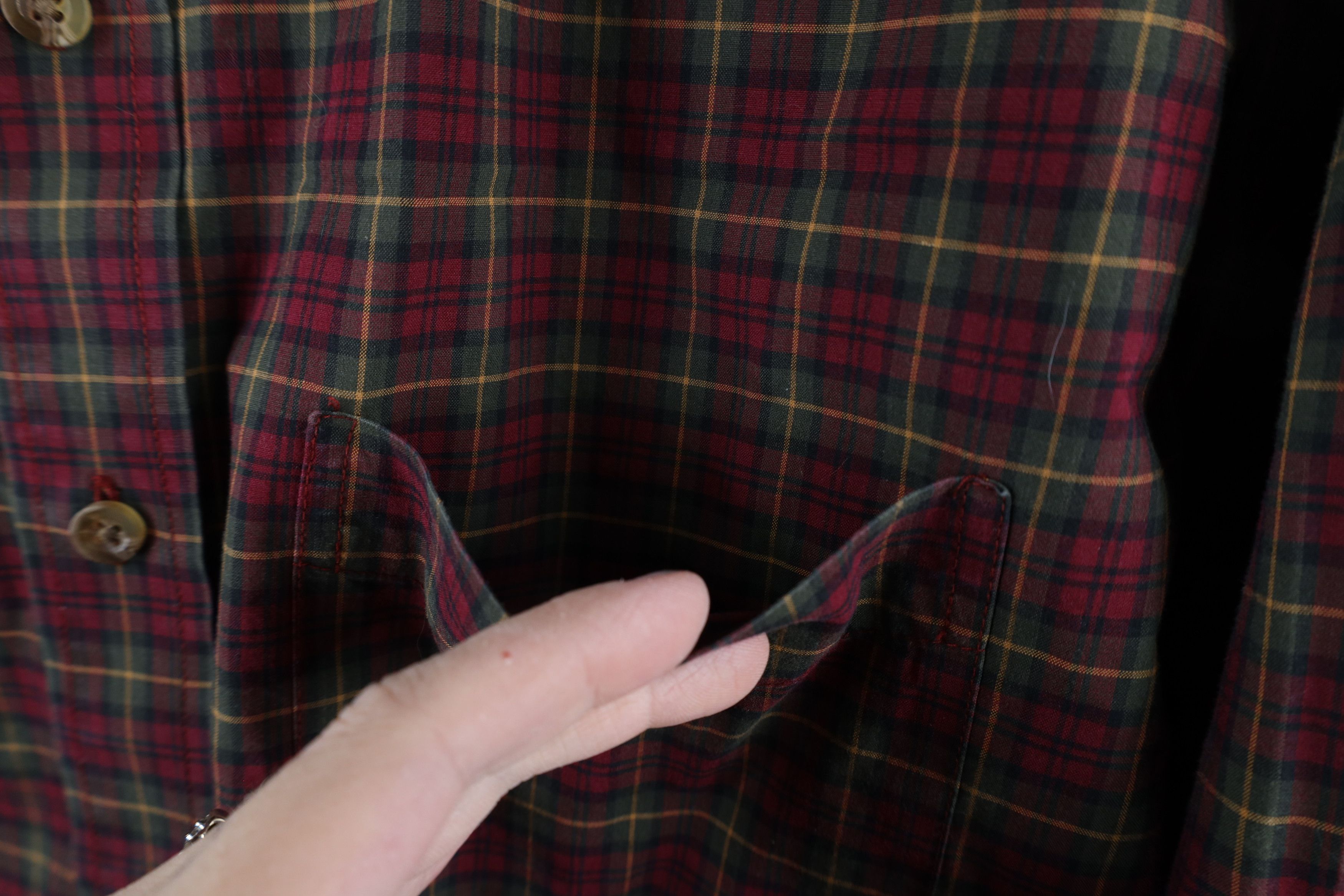 L.L. Bean × Vintage Vintage LL Bean Collared Button Down Shirt Plaid Cotton Size US XXL / EU 58 / 5 - 6 Thumbnail