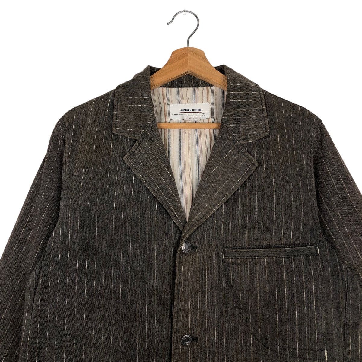 Japanese Brand 🔥Vtg Hikory Chore Jacket Jungle Storm Issey Miyake Japan Size US L / EU 52-54 / 3 - 3 Thumbnail