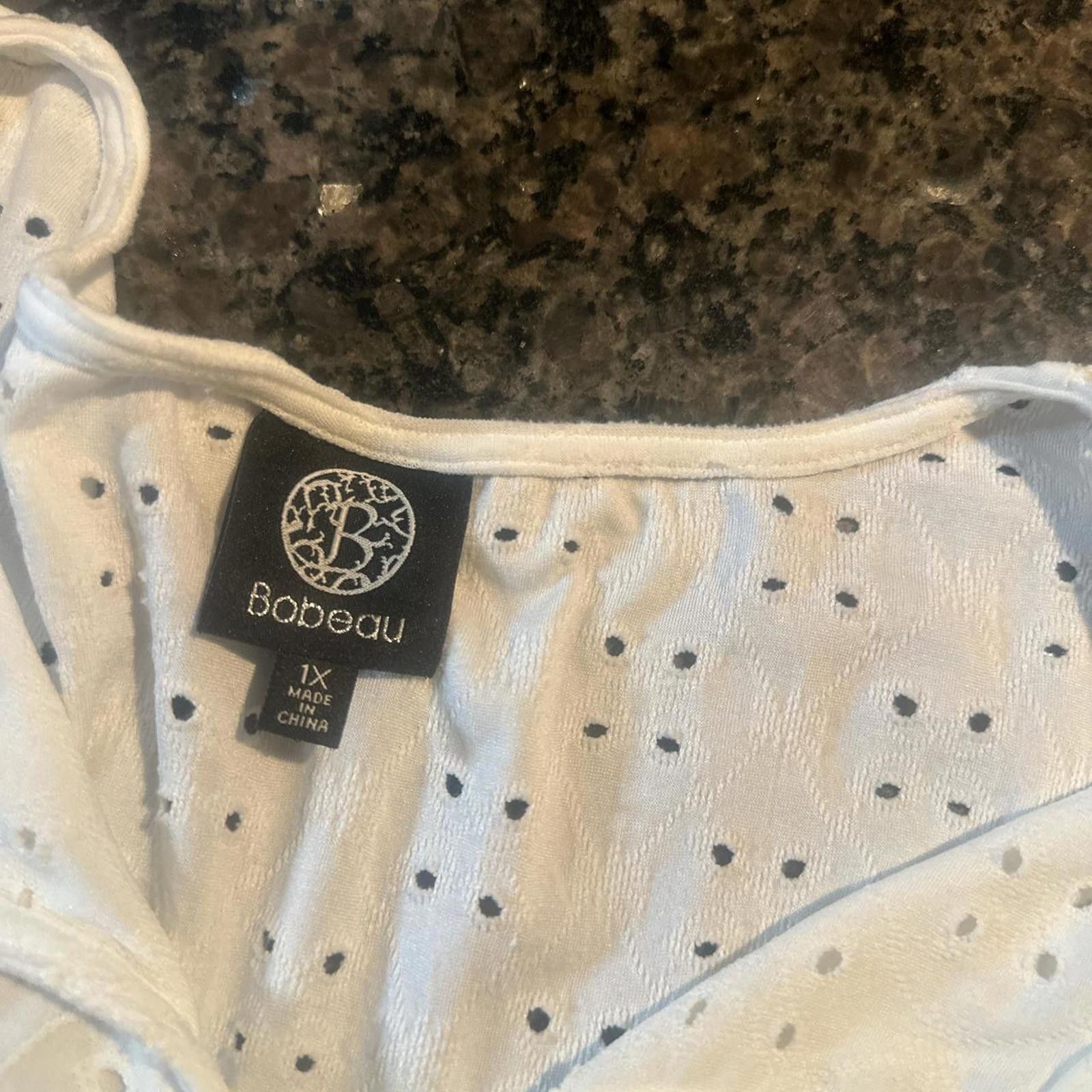 Other Bobeau Women's White Blous Size XL / US 12-14 / IT 48-50 - 4 Thumbnail