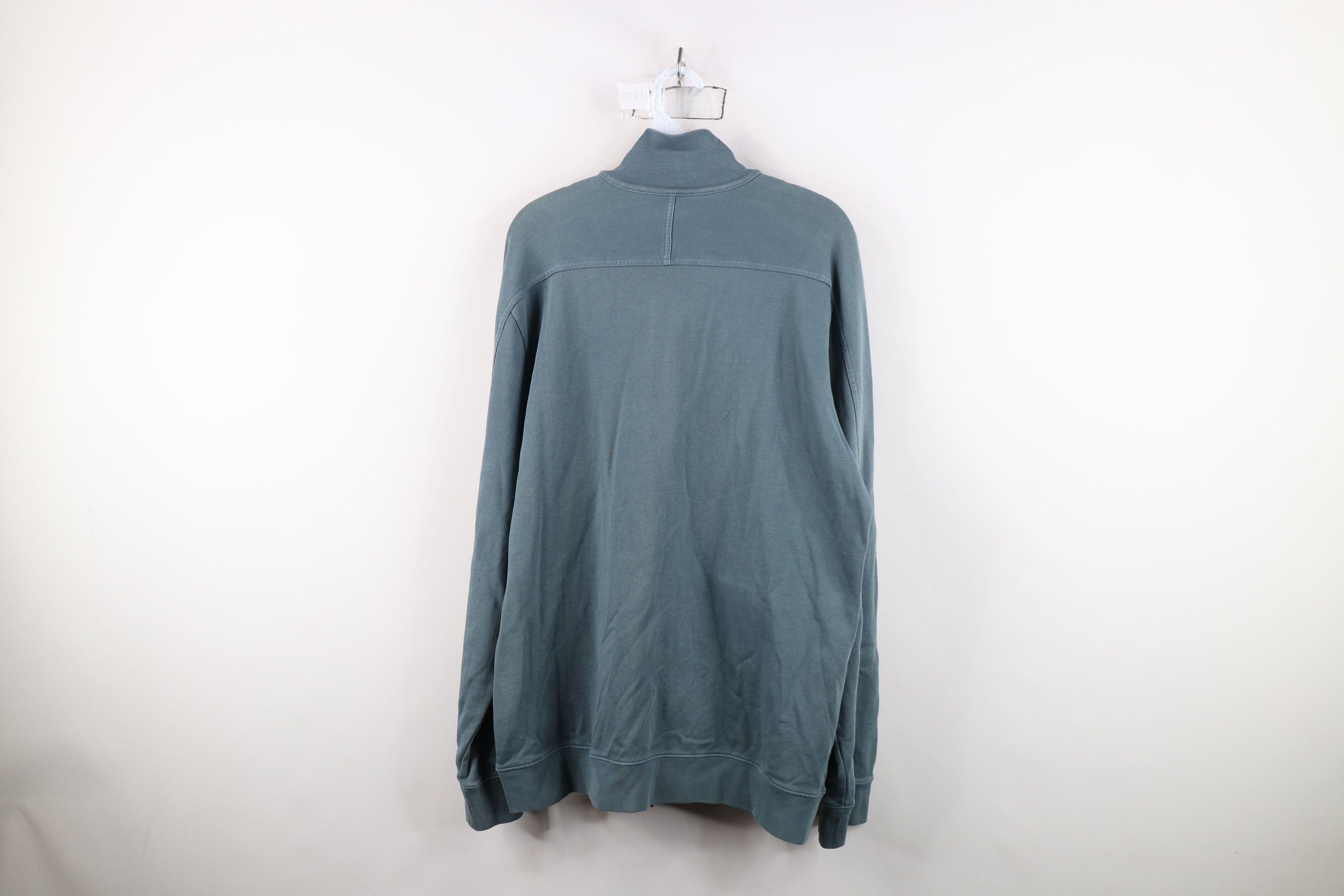 Armani Exchange New Armani Exchange Full Zip Terry Cloth Sweatshirt Teal Size US L / EU 52-54 / 3 - 13 Thumbnail
