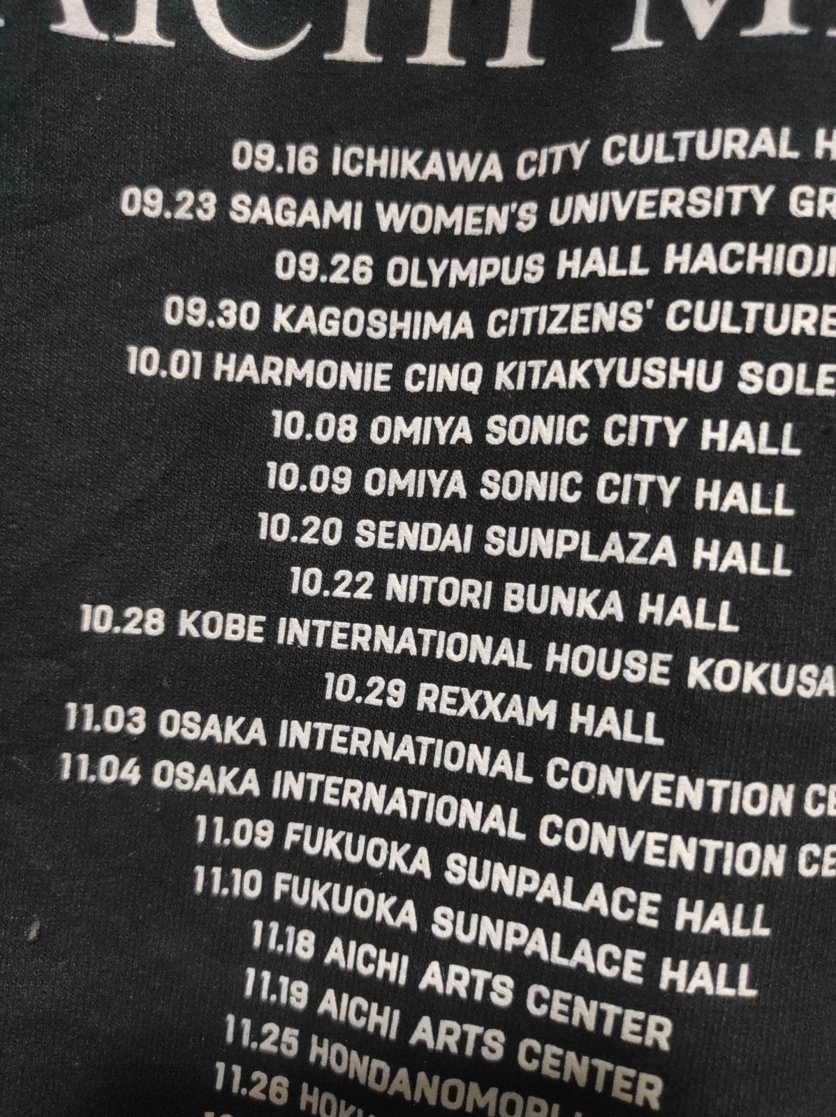 Band Tees Daichi Miura tour 2017-18 Fur hoodie ifsix LGB style Size US M / EU 48-50 / 2 - 9 Thumbnail