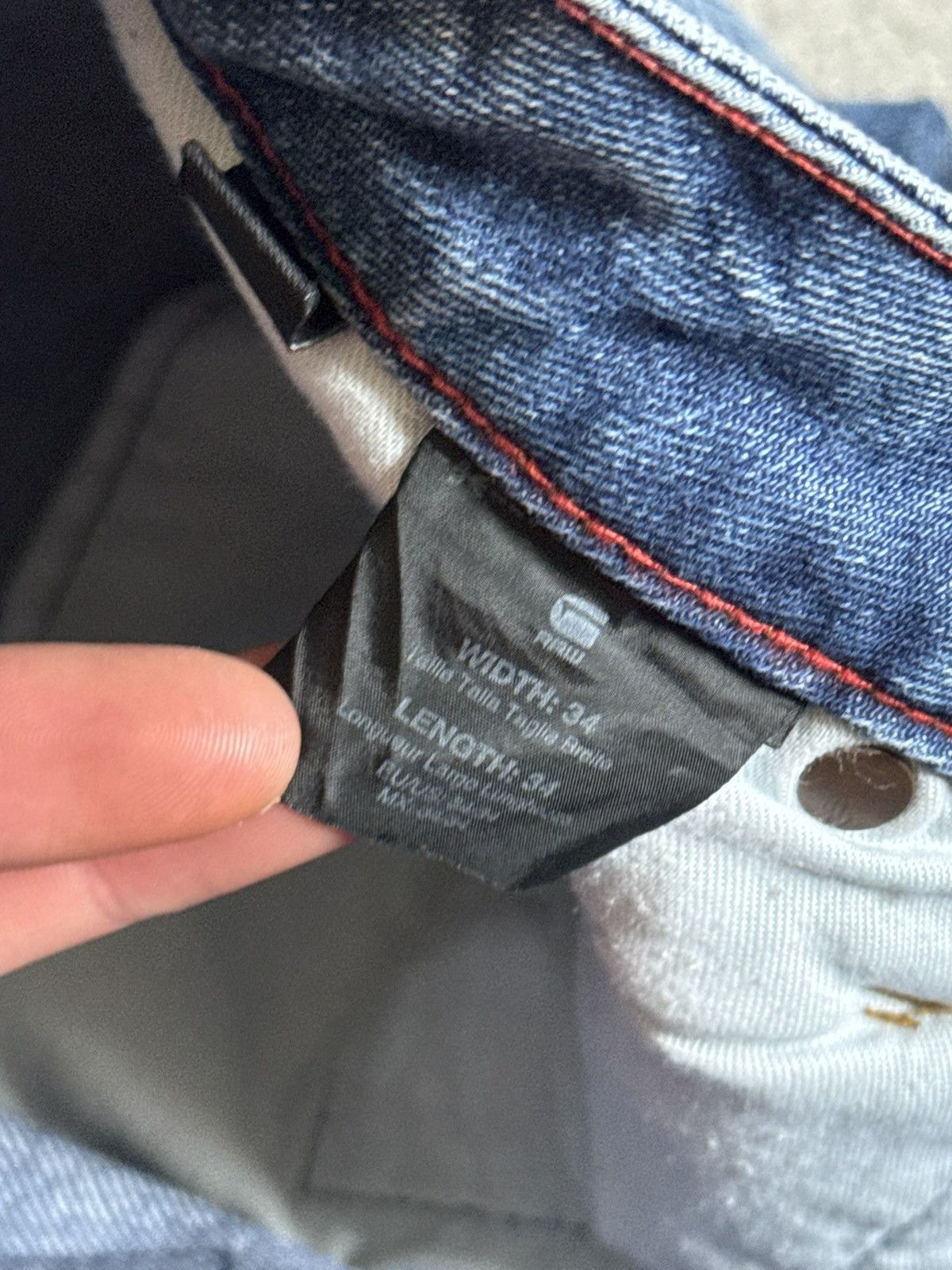 G-Star G star raw 34/34 ARC 3D SLIM denim pants jeans trousers Y2K Size US 34 / EU 50 - 11 Thumbnail