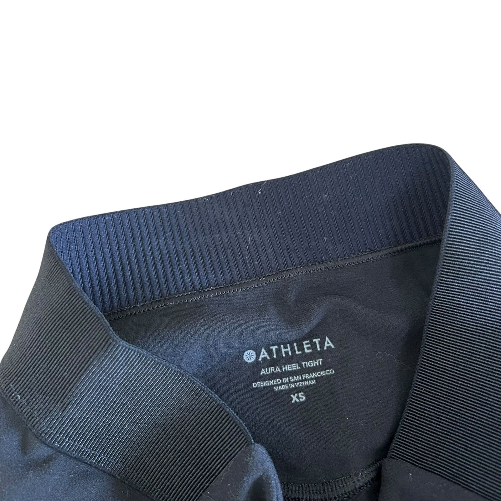 Athleta Athleta Black Aura Heel Tight Leggings Sz XS Size 26" / US 2 / IT 38 - 2 Thumbnail
