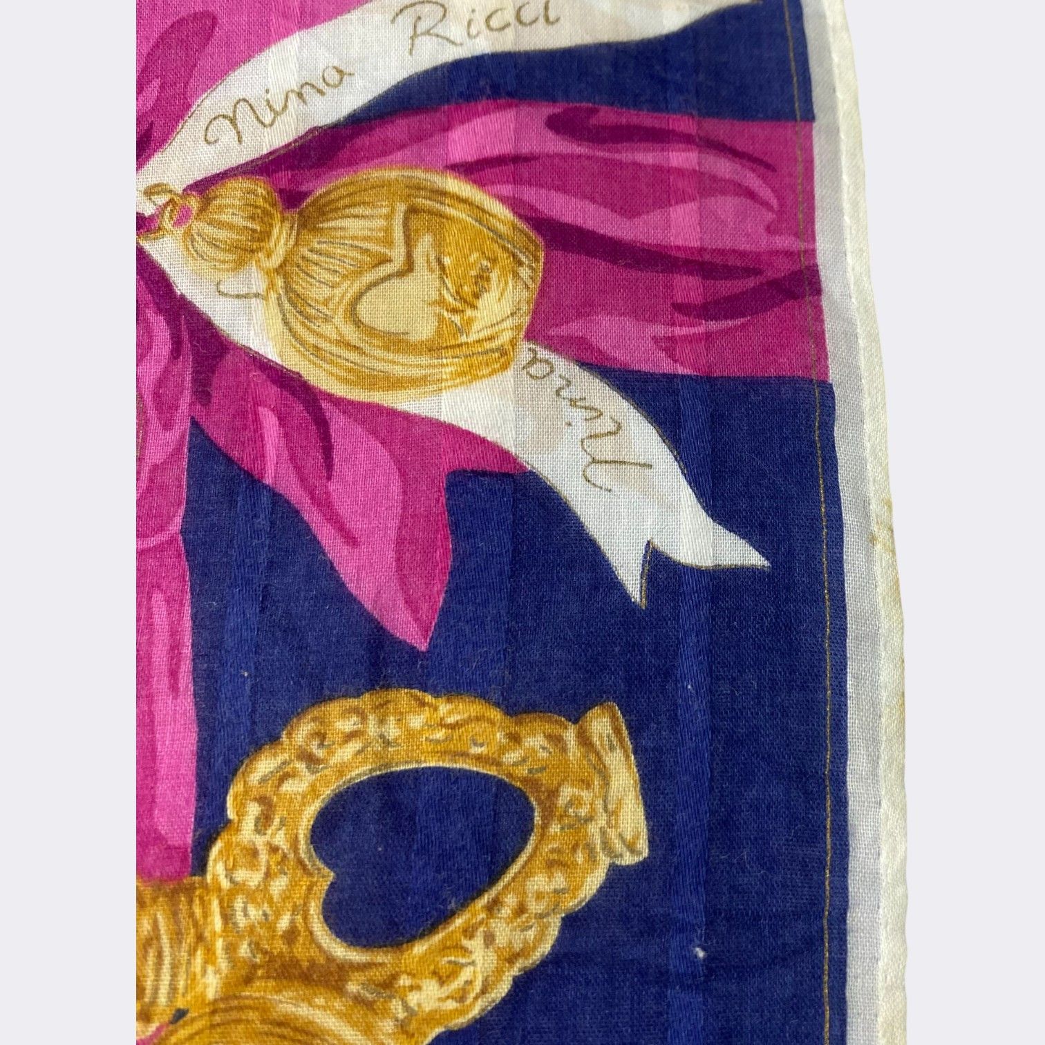 Other Vintage Nina Ricci Handkerchief Neckerchief Bandana H217R Size ONE SIZE - 5 Thumbnail