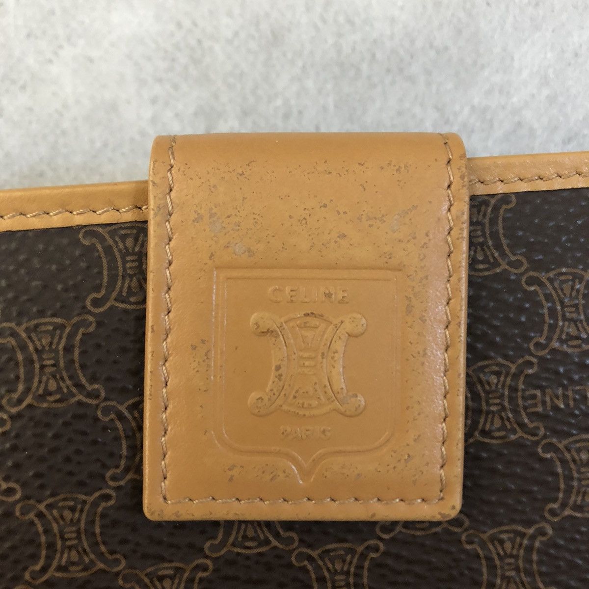 Celine Vintage Celine Macadam Wallet Size ONE SIZE - 2 Thumbnail