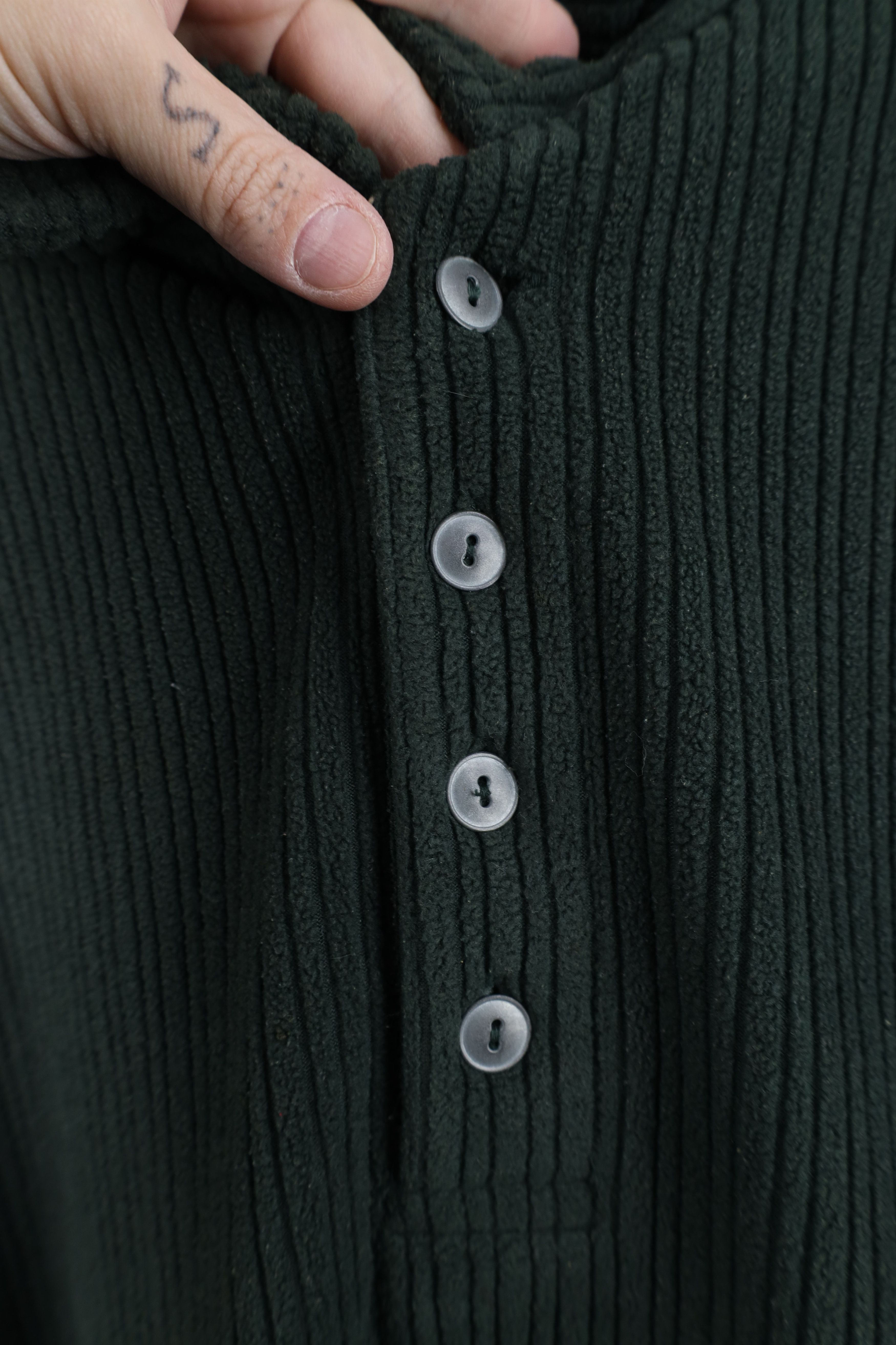 Vintage Vintage 90s Y2K Streetwear Ribbed Collars Long Sleeve Polo Size US L / EU 52-54 / 3 - 4 Thumbnail