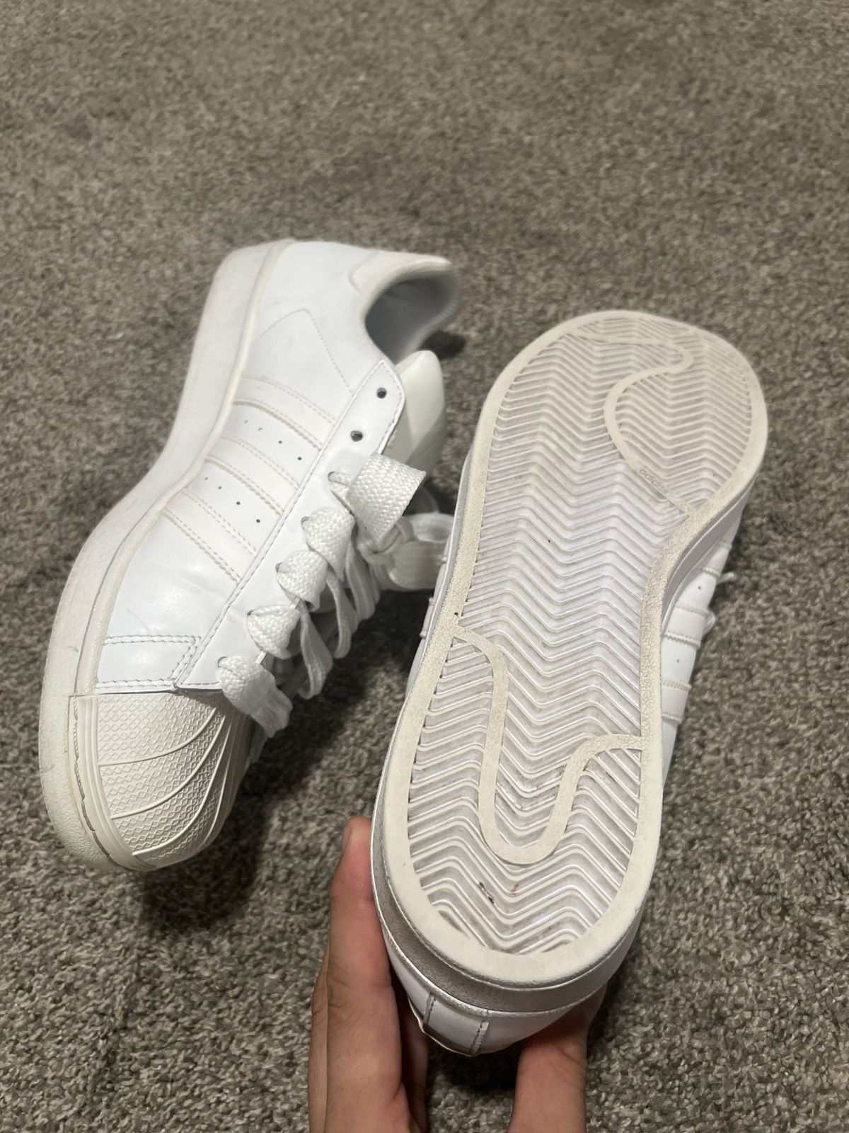 Adidas Adidas Superstars Size 10 Size US 10 / EU 43 - 5 Thumbnail