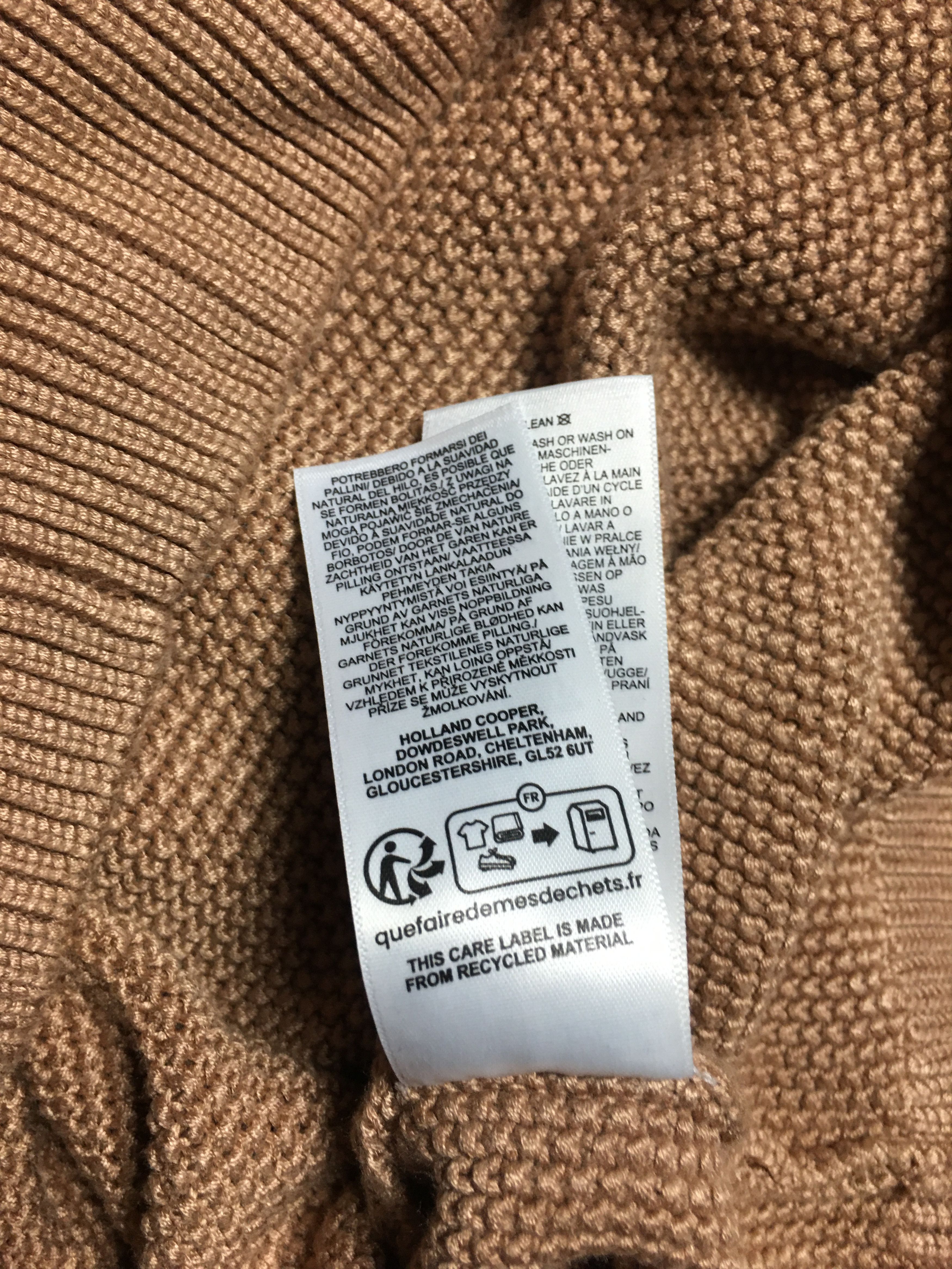 Cooper Holland Cooper Daisy Roll Neck Knit Camel Sweater Size S / US 4 / IT 40 - 14 Thumbnail