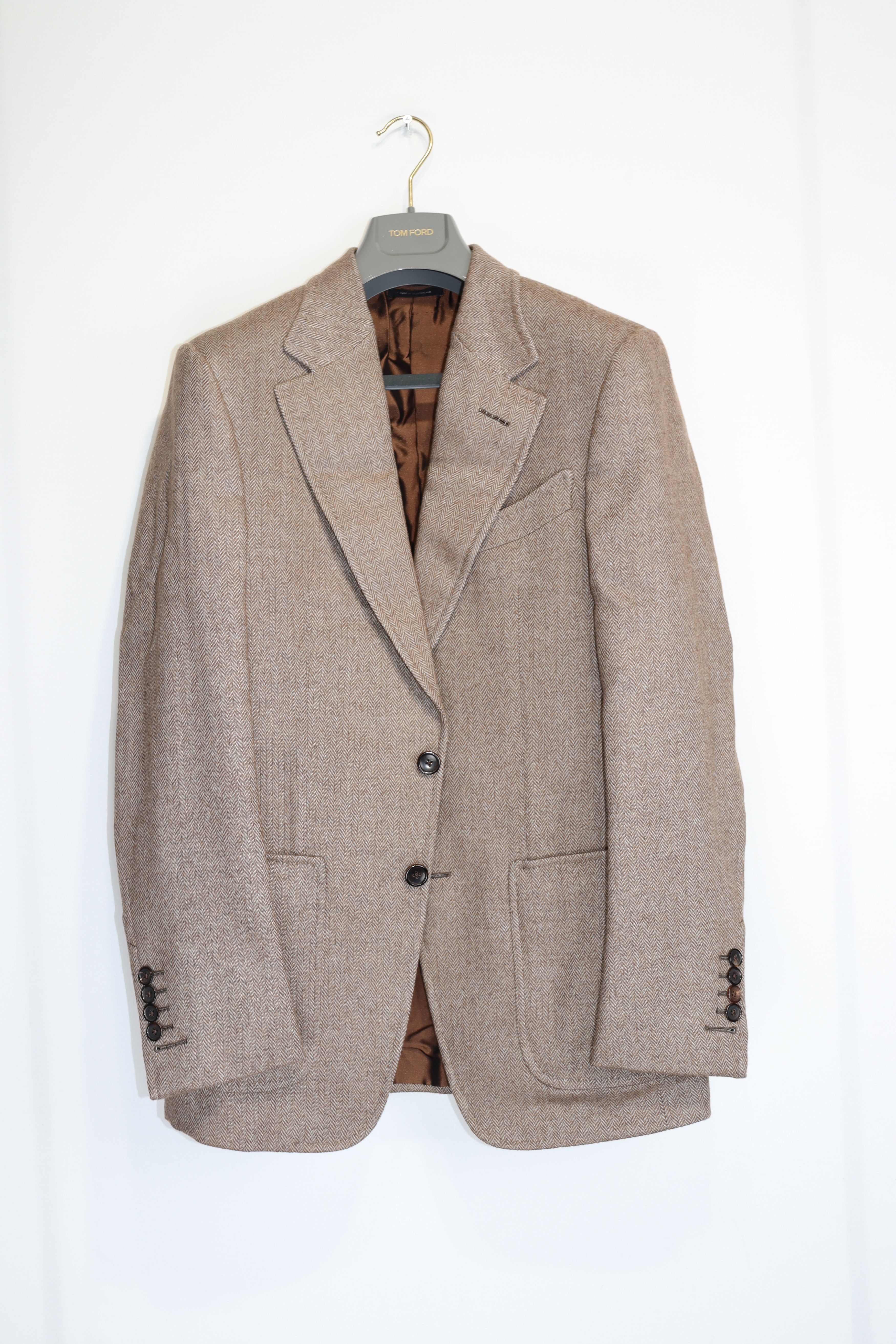 Tom Ford o1rshd1 / mattan Blazer Jacket in Brown Size US S / EU 44-46 / 1 - 2 Thumbnail