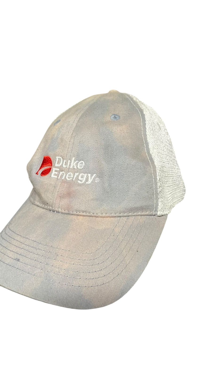 Other Sun Faded Vintage Duke Energy Gray Mesh Trucker Hat Size ONE SIZE - 3 Thumbnail