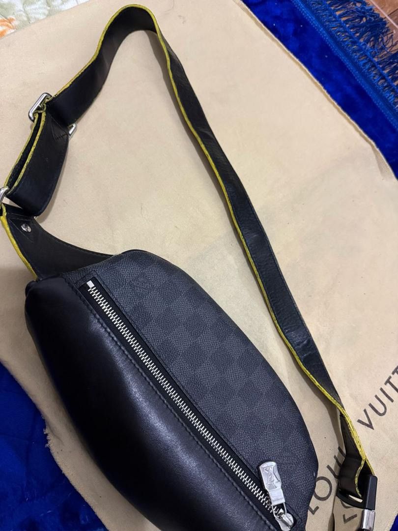 Louis Vuitton Authentic Louis Vuitton Damier Graphite BumBag Black Size ONE SIZE - 6 Thumbnail