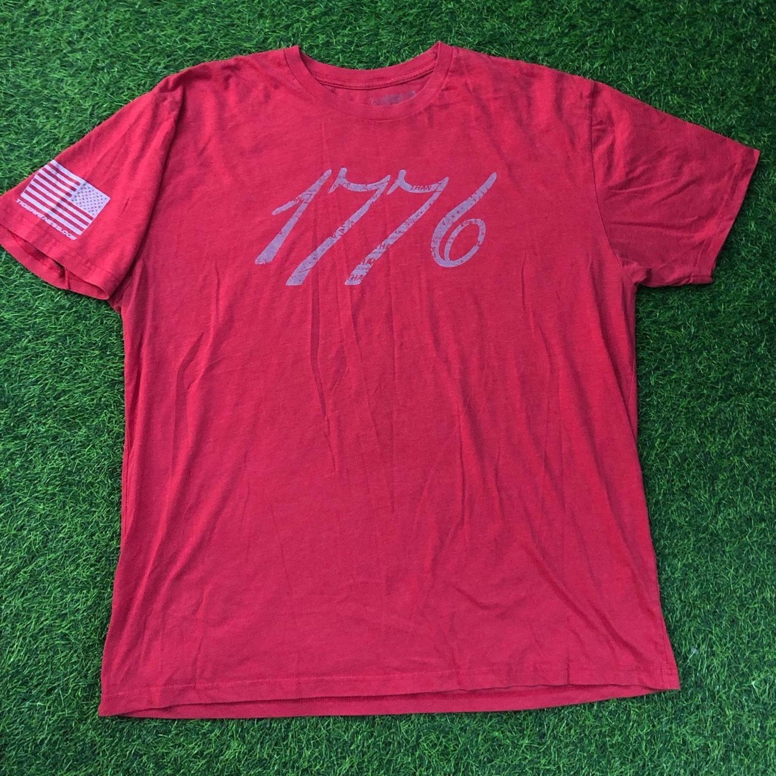 Other Red Graphic ‘1776’ Graphic Tee Size US XXL / EU 58 / 5 - 1 Thumbnail