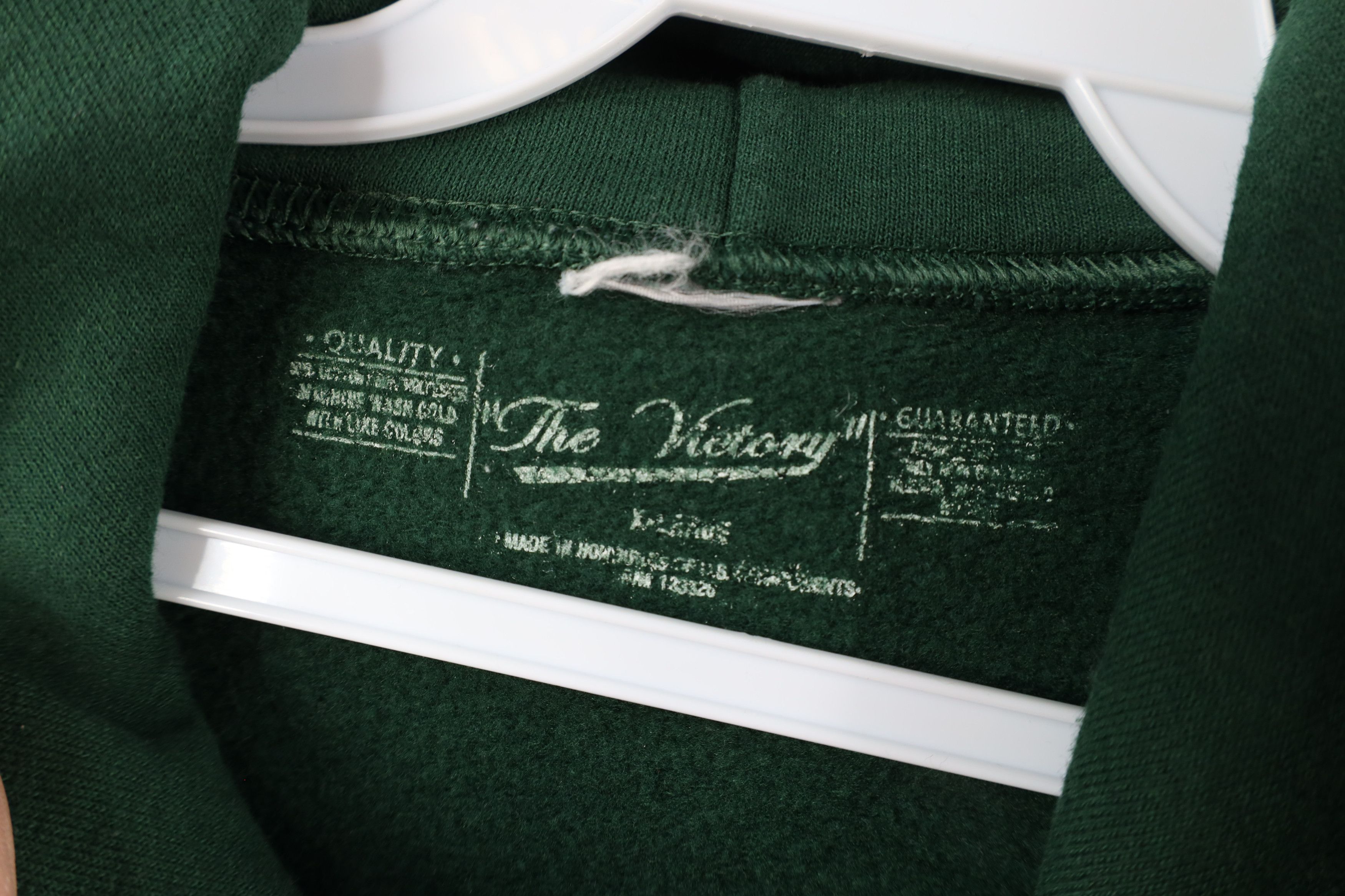 Vintage Vintage Michigan State University Hoodie Sweatshirt Green Size US XL / EU 56 / 4 - 6 Thumbnail