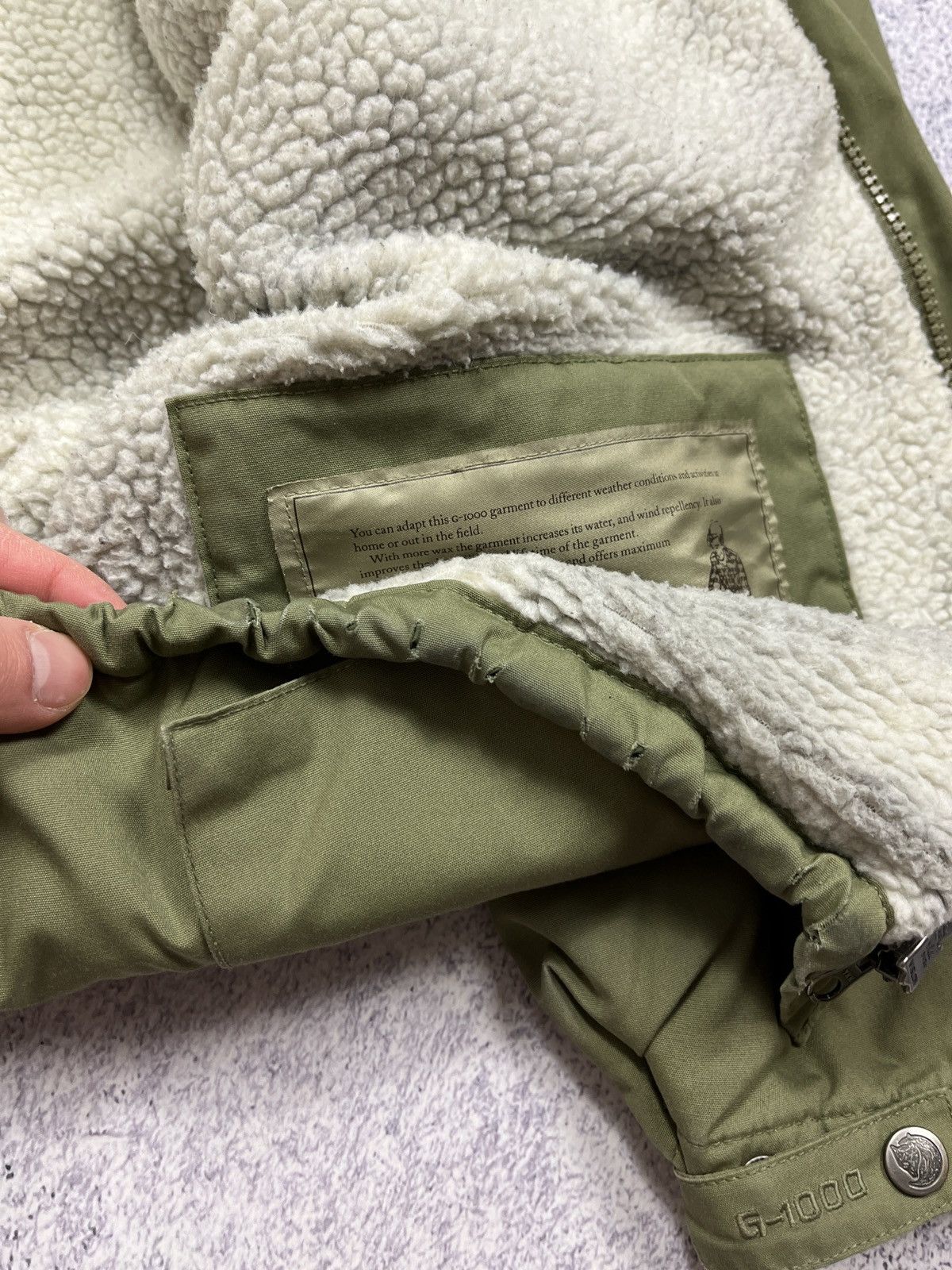 Fjallraven Fjallraven G-1000 Greenland Winter Wax Jacket Sherpa Size US M / EU 48-50 / 2 - 17 Thumbnail