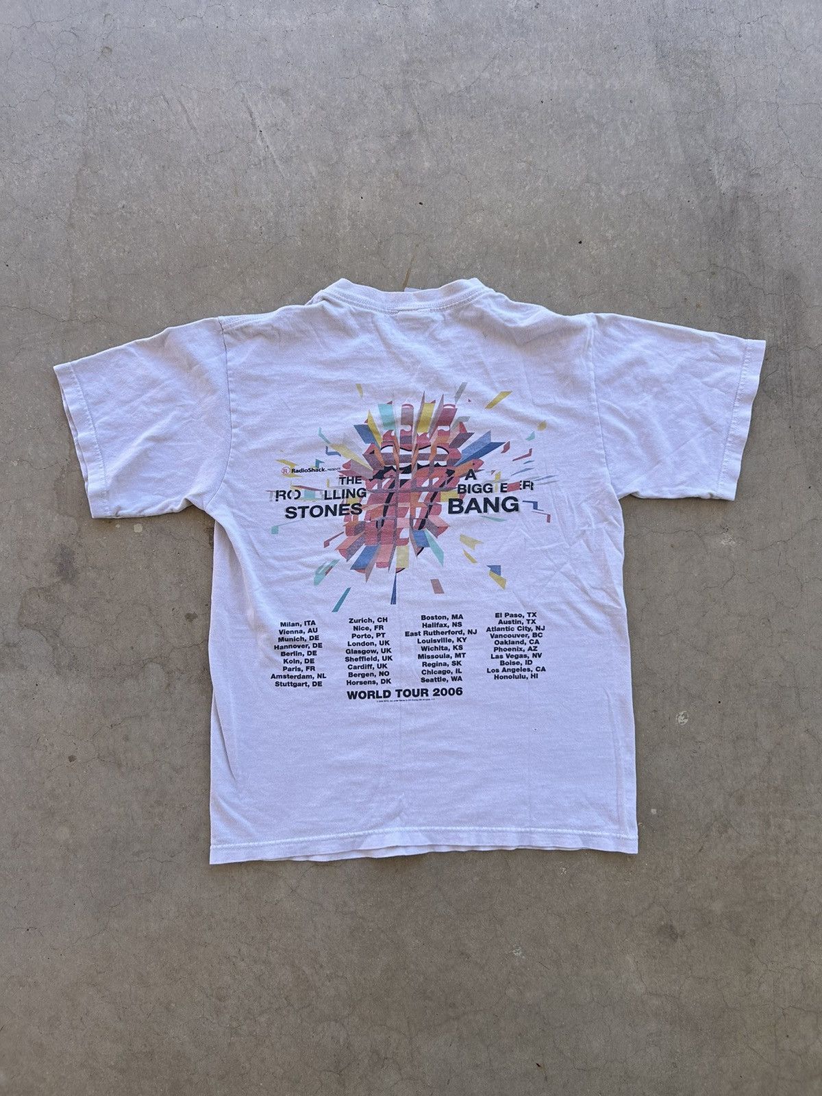 The Rolling Stones × Vintage Y2K Rolling Stones TRIPPY Graphic Tour T Shirt Size US S / EU 44-46 / 1 - 2 Thumbnail