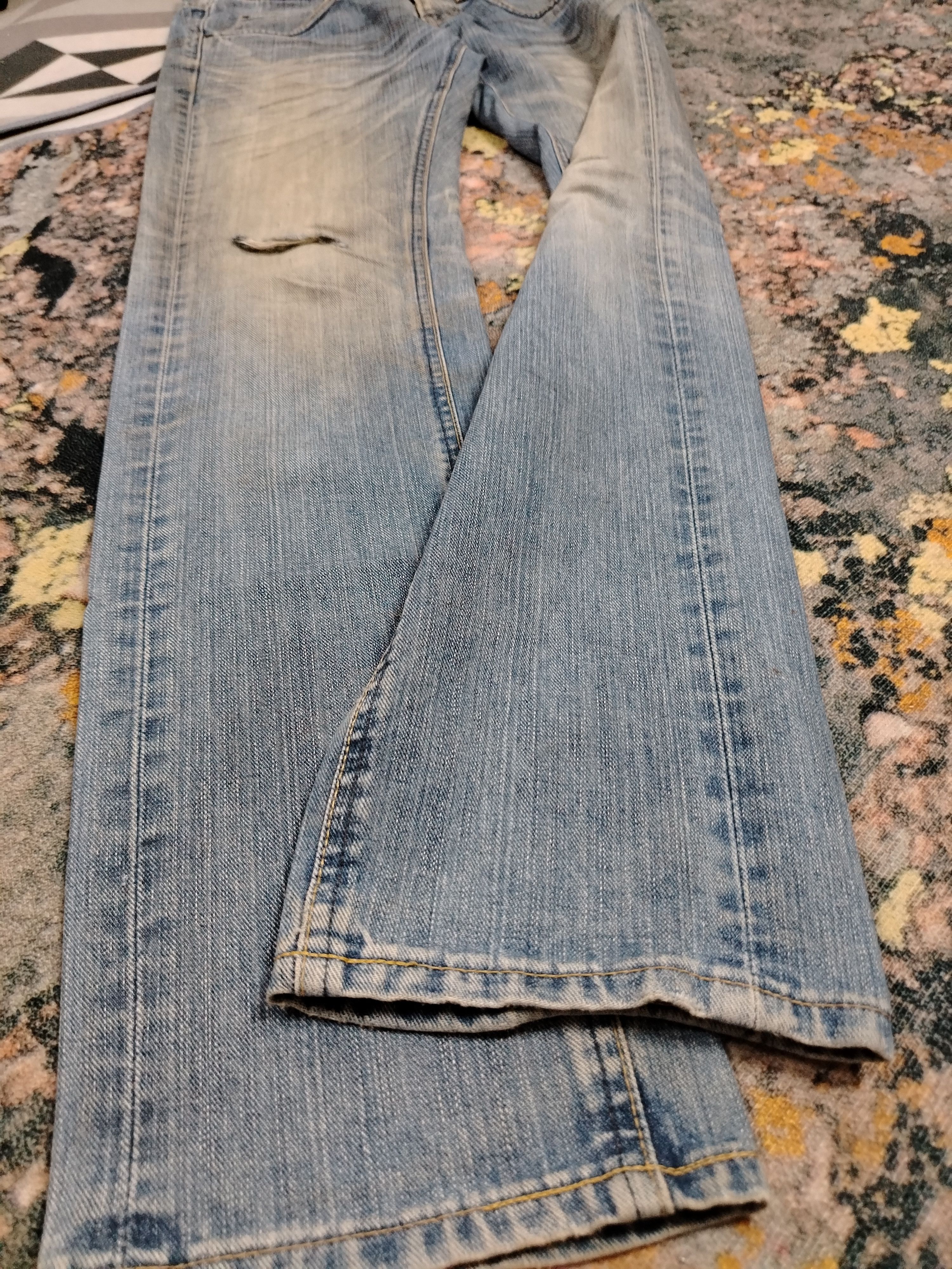 Lee Lee Riders distressed denim jeans Size US 32 / EU 48 - 11 Thumbnail