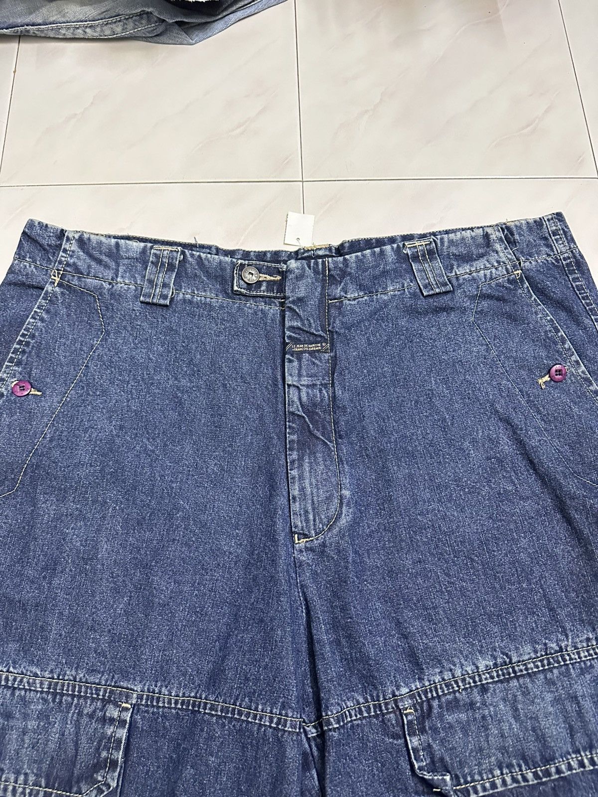 Marithe + Francois Girbaud 2000 Marithe Francois Gibraud MFG Jorts Y2K Avant Garde Jnco Size US 40 / EU 56 - 3 Thumbnail