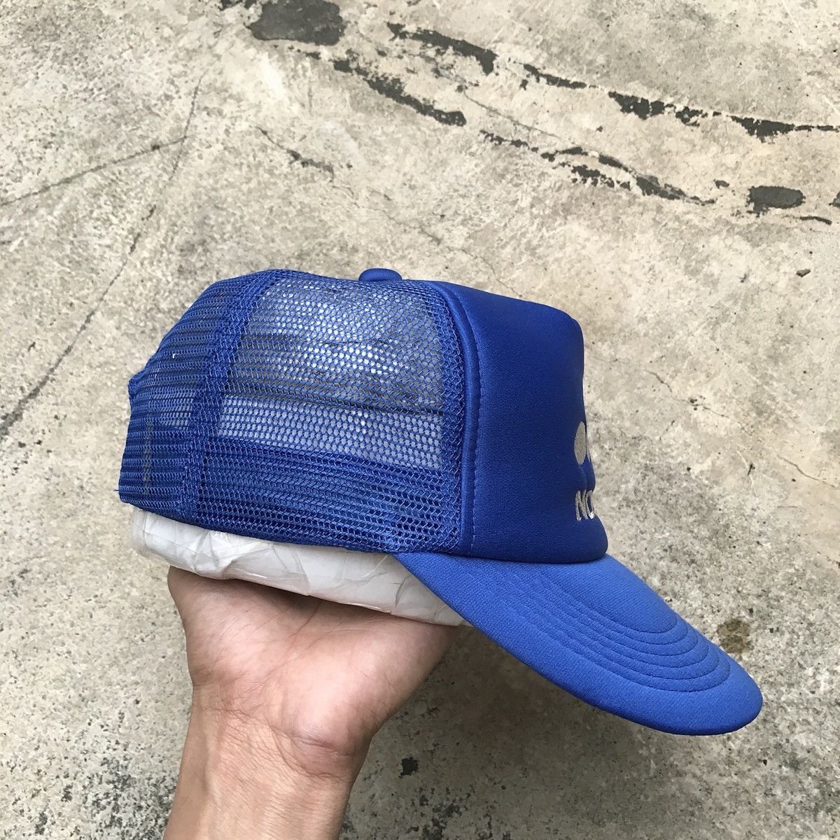 Japanese Brand Rare Vintage NOSAI Japan Blue Trucker Hat Size ONE SIZE - 5 Thumbnail