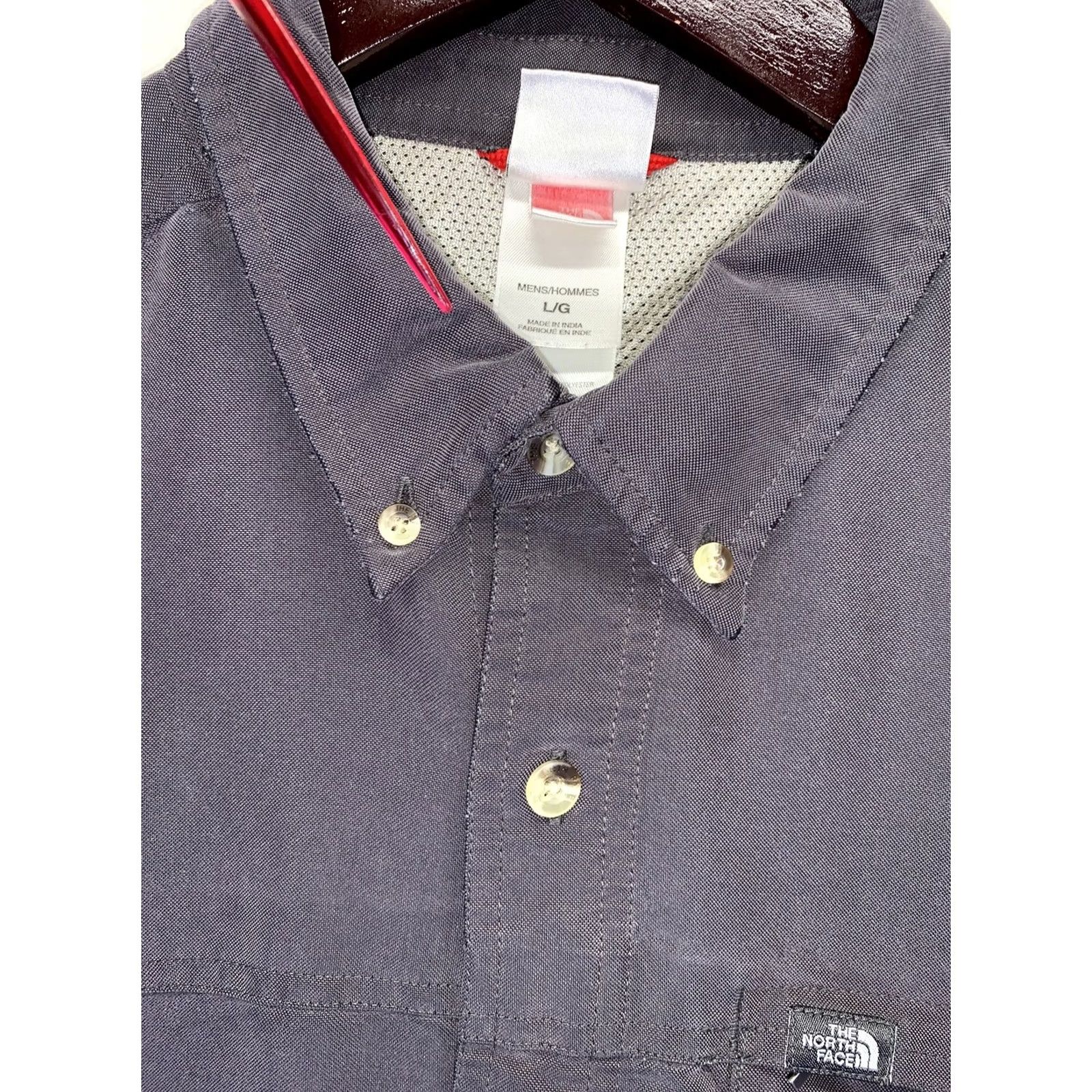 The North Face The North Face Mens L-Gray Button Up Shirt Outdoor/Travel Hiking/Fishing Shirt-5671 Size US L / EU 52-54 / 3 - 7 Thumbnail
