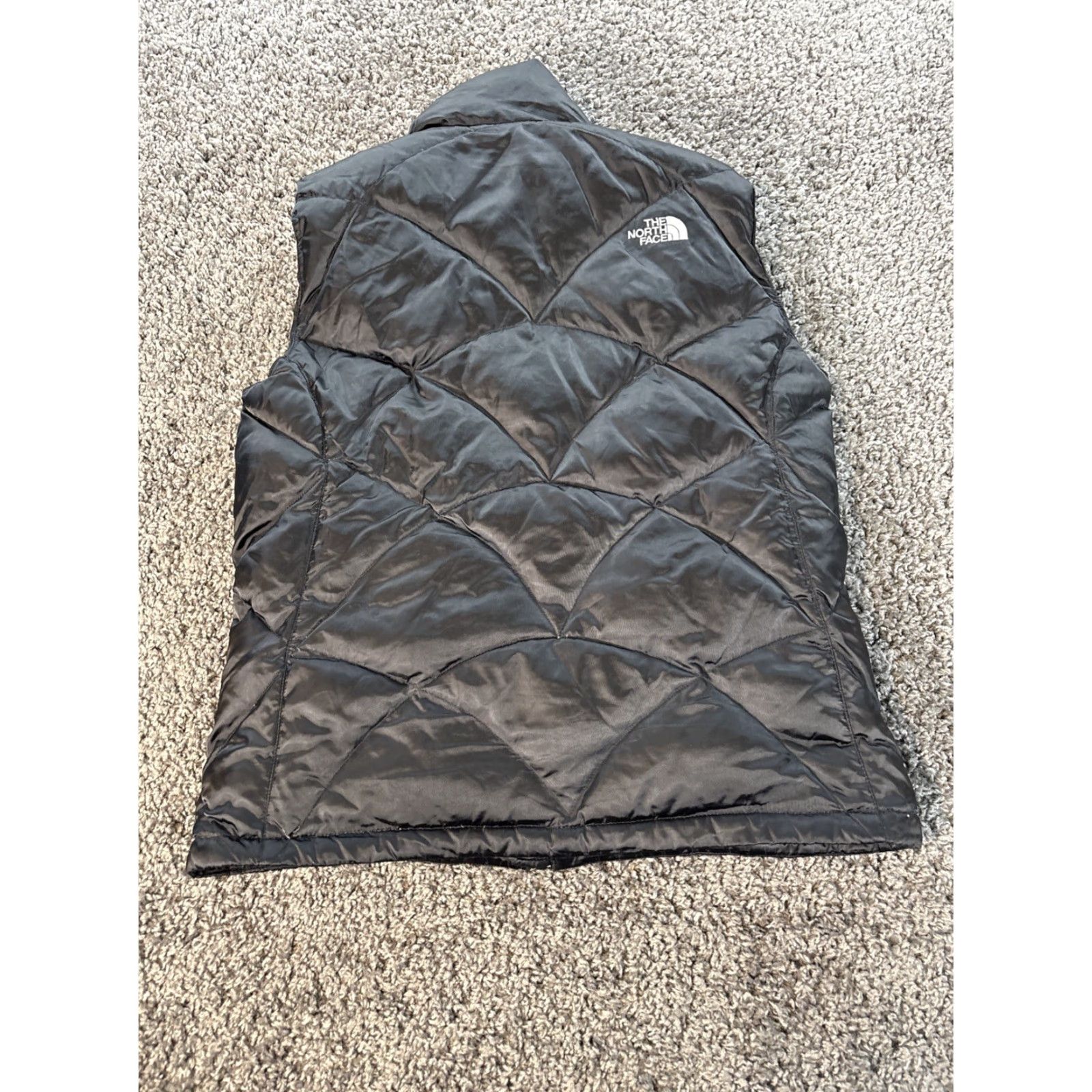The North Face VINTAGE The North Face Vest Puffer Women L Black Down Full Zip Plaid Winter 550 Down Full Zip Womens Size L / US 10 / IT 46 - 5 Thumbnail