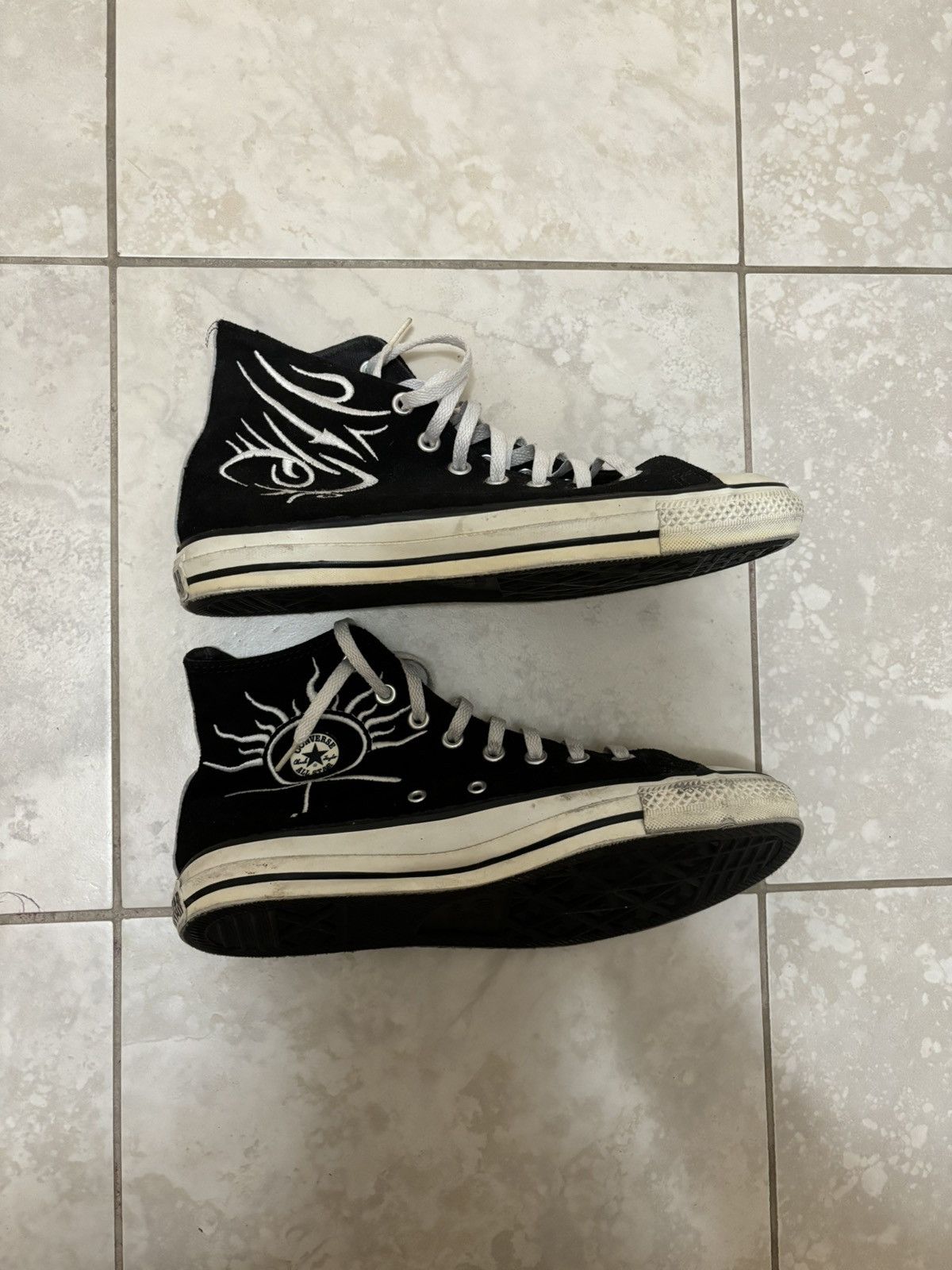Converse Rare Vintage 90s Dennis Rodman Converse All Star Suede shoes Size US 9 / EU 42 - 11 Thumbnail