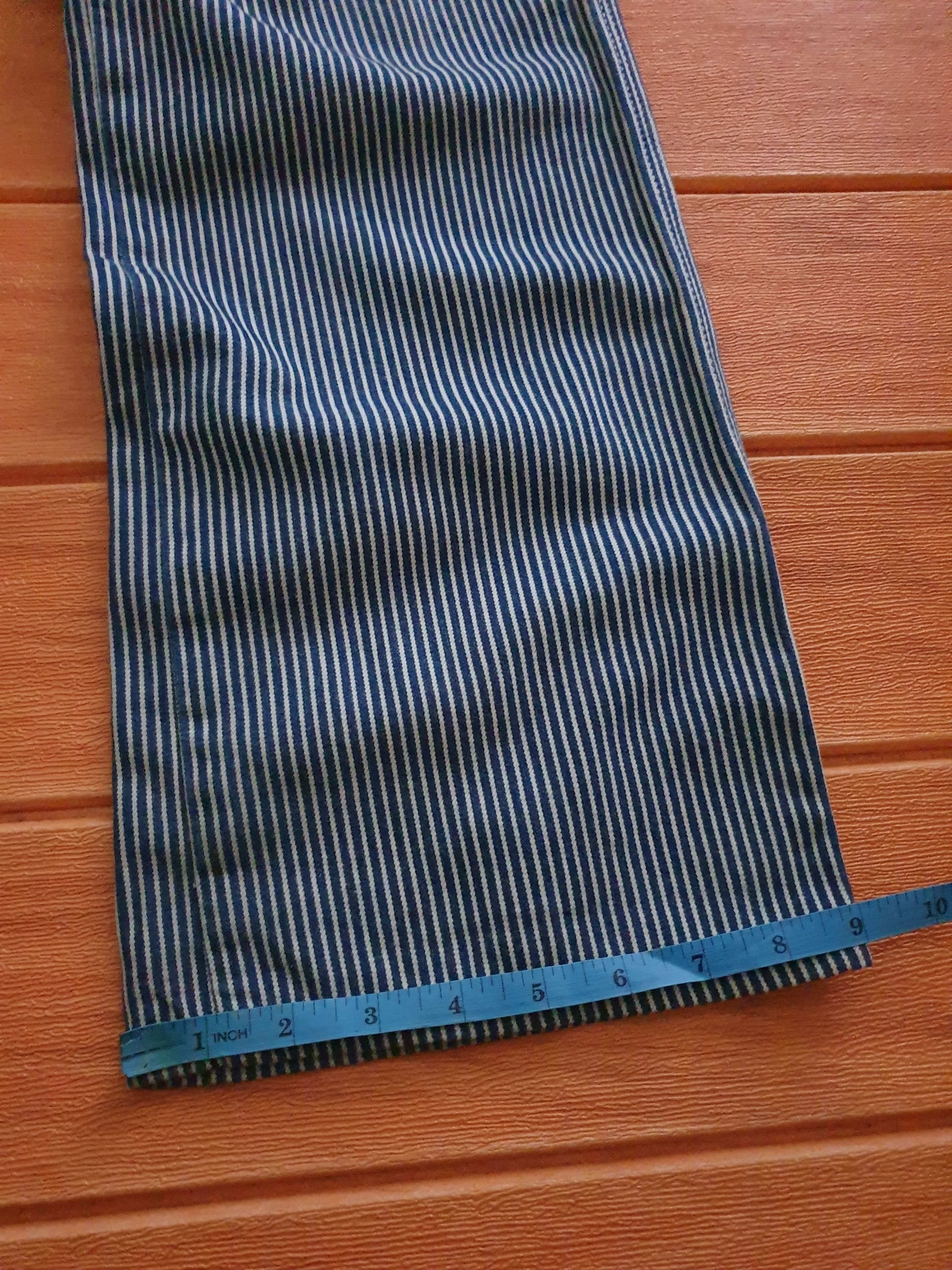 Japanese Brand The la mart stripe carpenter pant Size US 33 - 10 Thumbnail