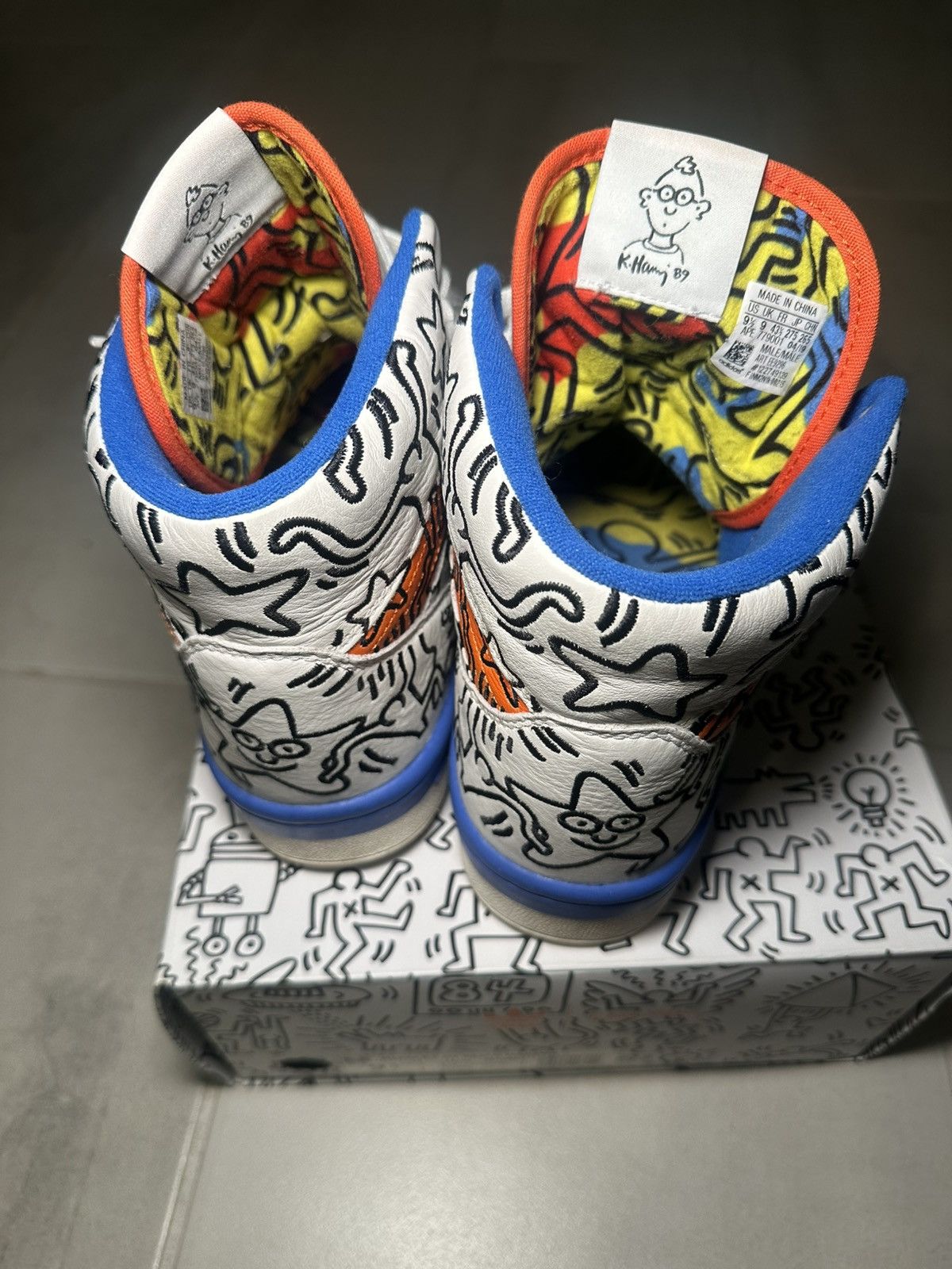 Keith Haring Adidas Rivalry High Keith Haring Size US 9.5 / EU 42-43 - 5 Thumbnail
