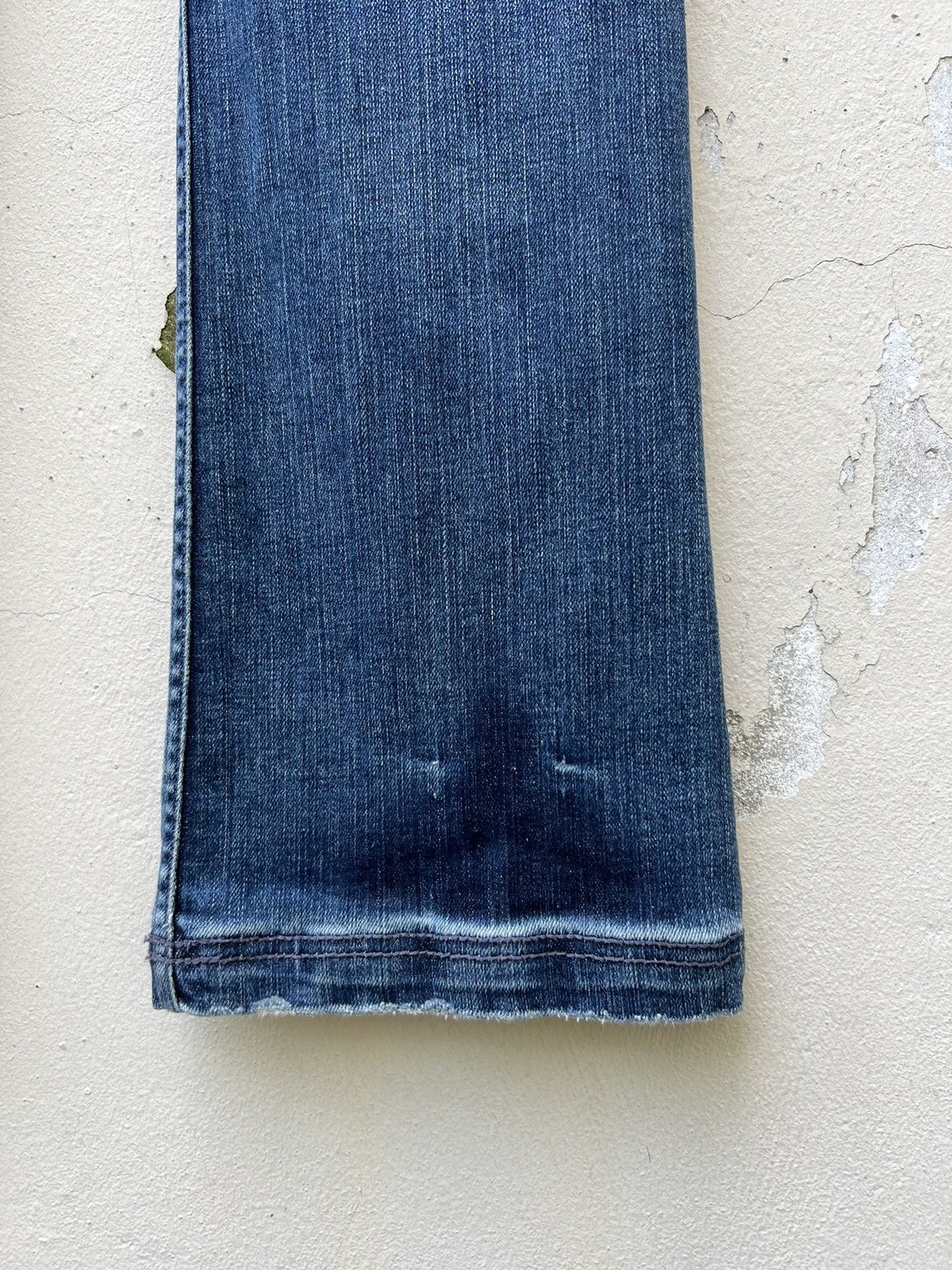 BUFFALO BOBS VTG Buffalo Jeans Japan Distress Denim Stretch Flare Jeans Size US 29 - 22 Thumbnail