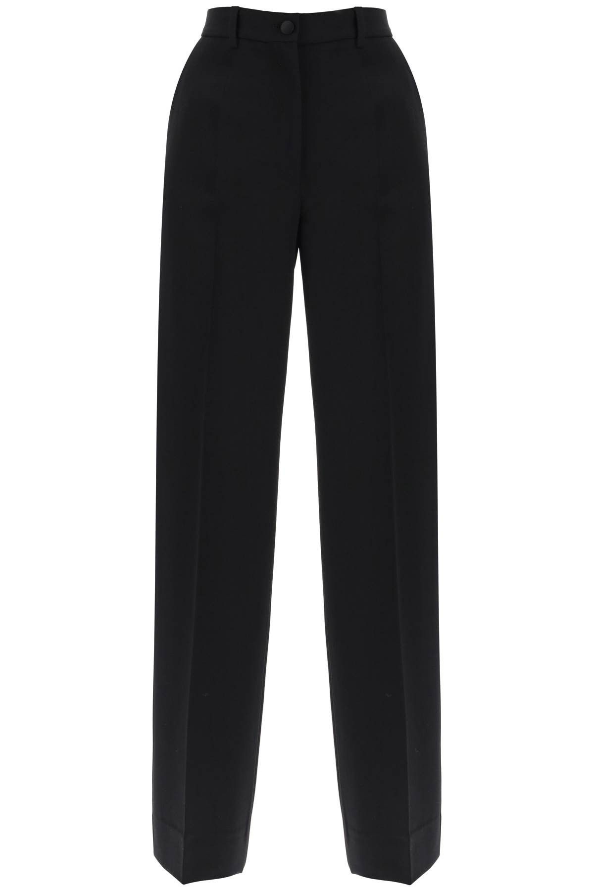Dolce & Gabbana DOLCE & GABBANA Wide Leg Tailoring Pants Size 27" / US 4 / IT 40 - 1 Thumbnail