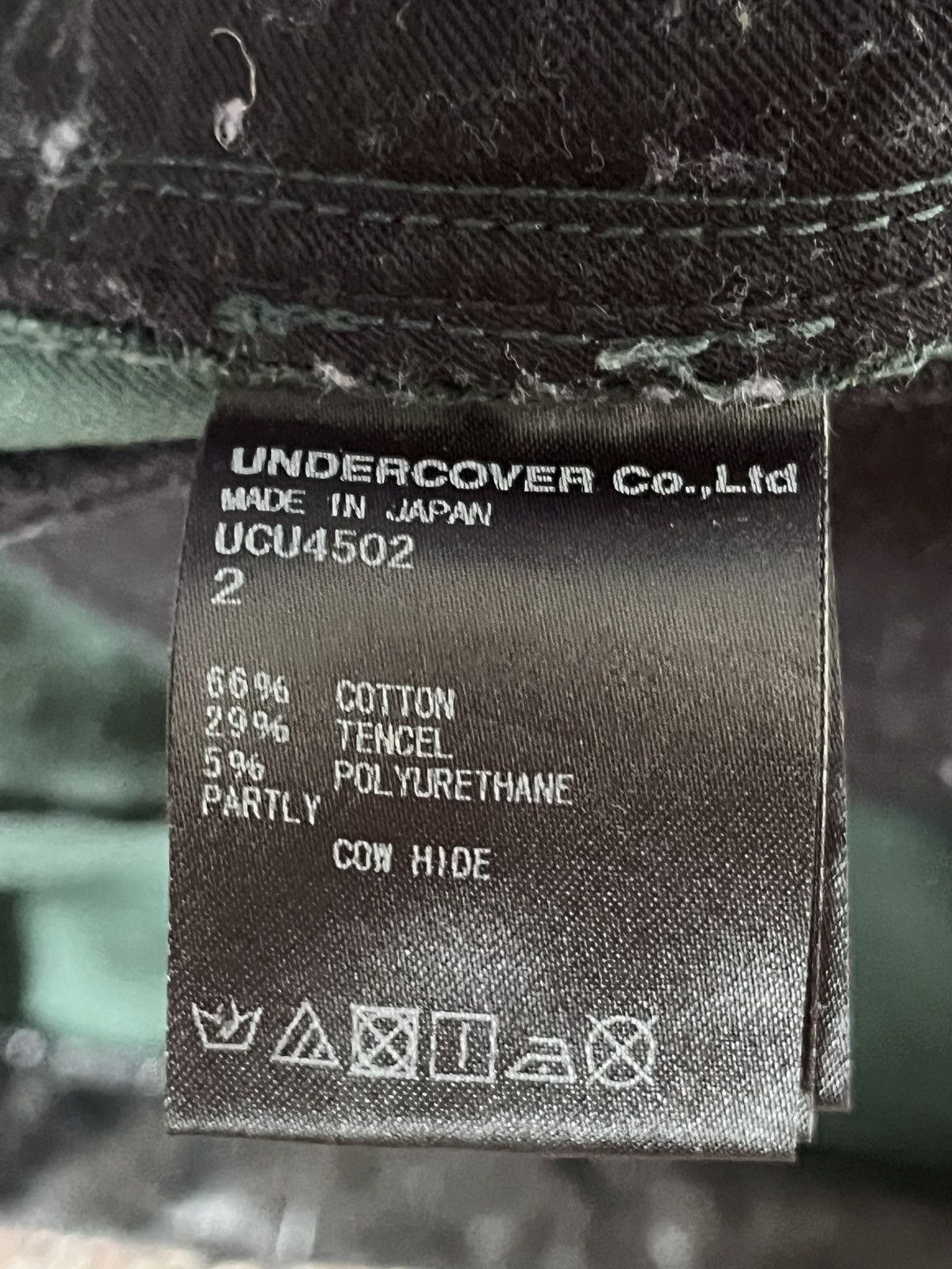 Undercover Undercover UCU4502 Green Varsity Patch Pants Sz 2 Size US 29 - 3 Thumbnail