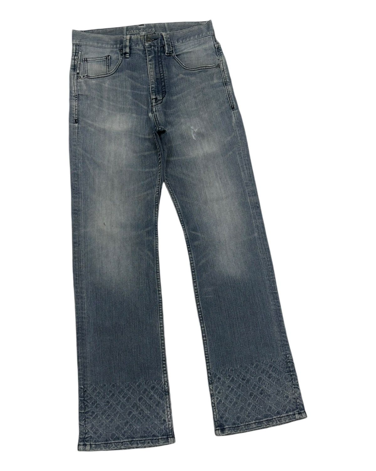 Element × Tornado Mart VINTAGE ELEMENT CLAW MARK DISTRESSED DENIM JEANS Size US 30 / EU 46 - 5 Thumbnail