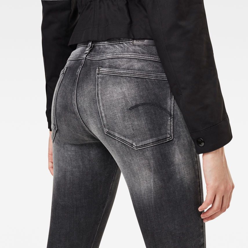 G-Star G-Star Womens G-Jackpant Mid Skinny Black Stretch Jeans Zip Size 27" / US 4 / IT 40 - 3 Thumbnail
