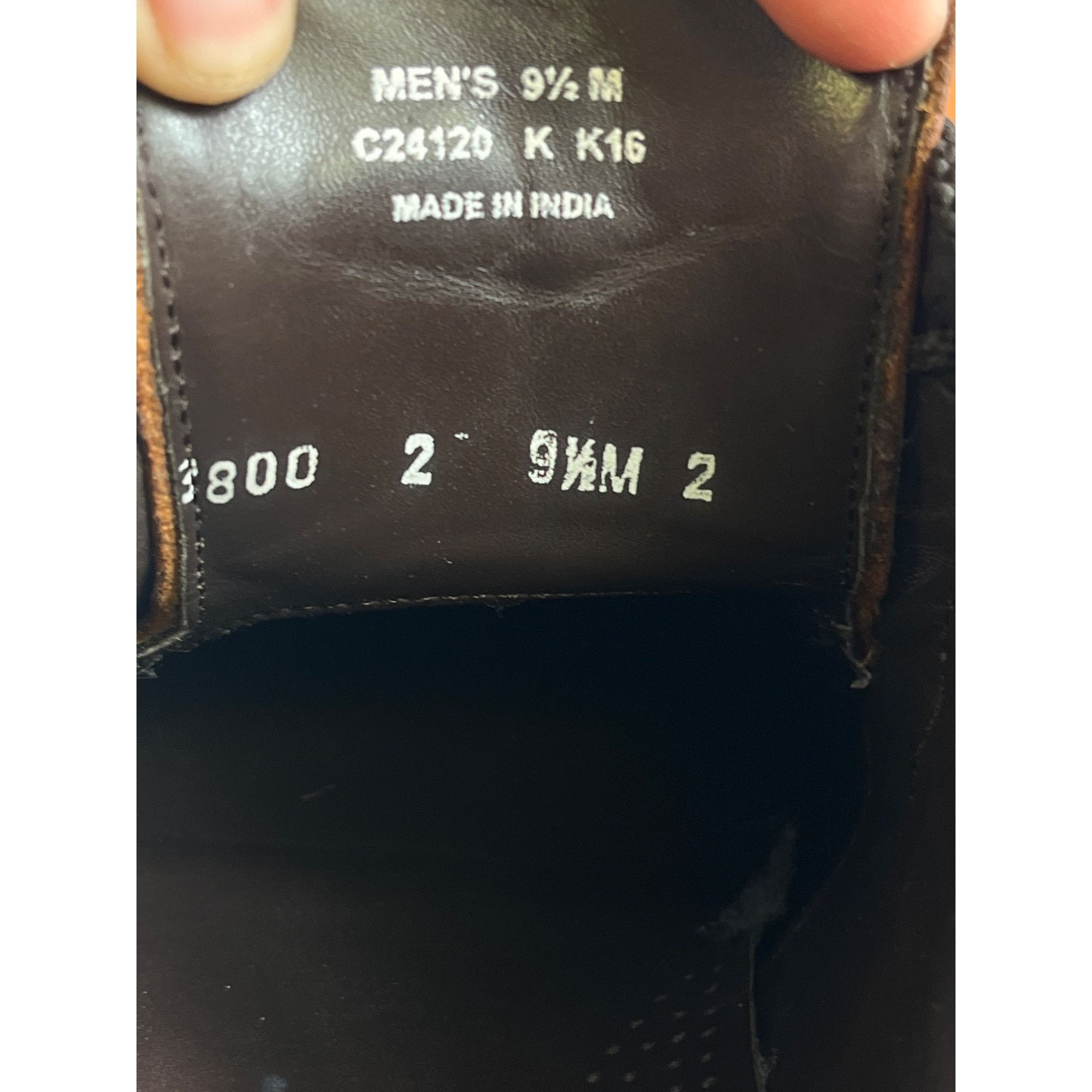 Cole Haan Cole Haan SKU 7679 Mens Brown Leather Dress Shoes Size 9.5 Size US 9.5 / EU 42-43 - 8 Thumbnail