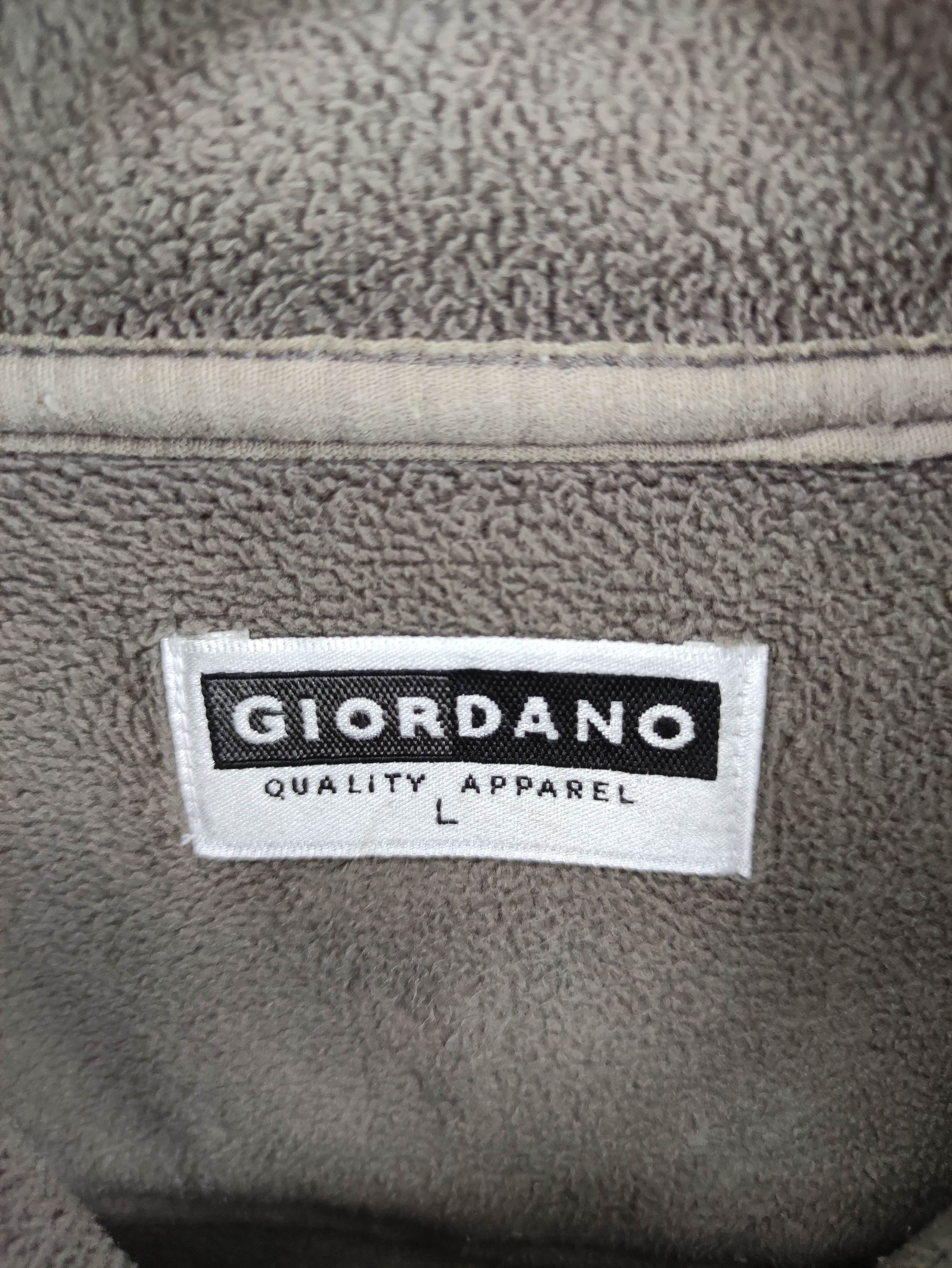 Giordano Vintage Giordano Fleece Sweater Jacket Zipper Size US L / EU 52-54 / 3 - 2 Thumbnail